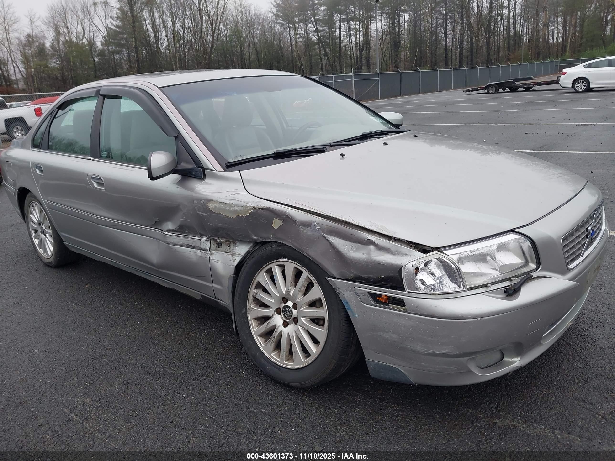 2005 Volvo S80 2.5t/2.5t Awd Silver vin: YV1TH592951398683