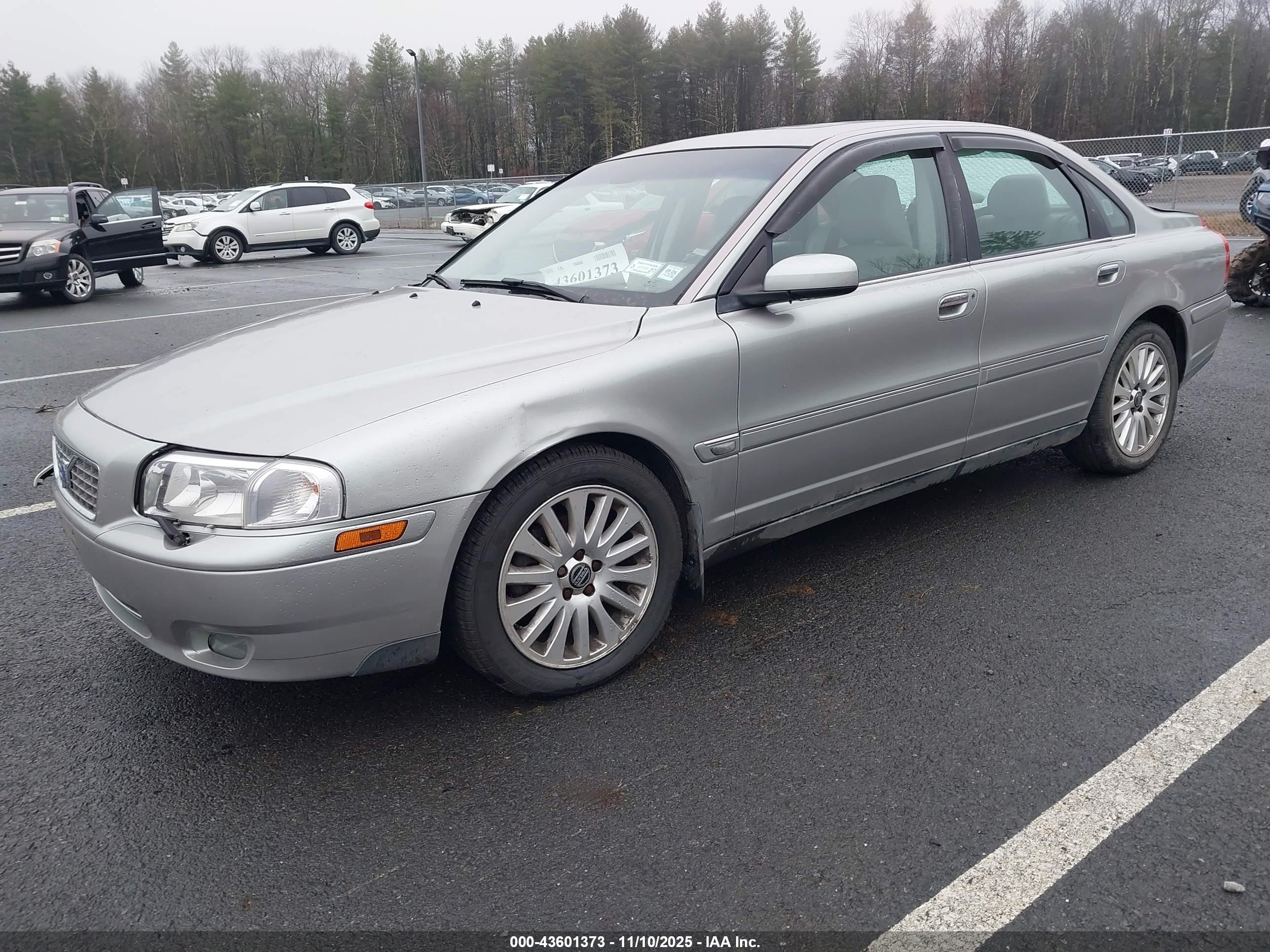 2005 Volvo S80 2.5t/2.5t Awd Silver vin: YV1TH592951398683