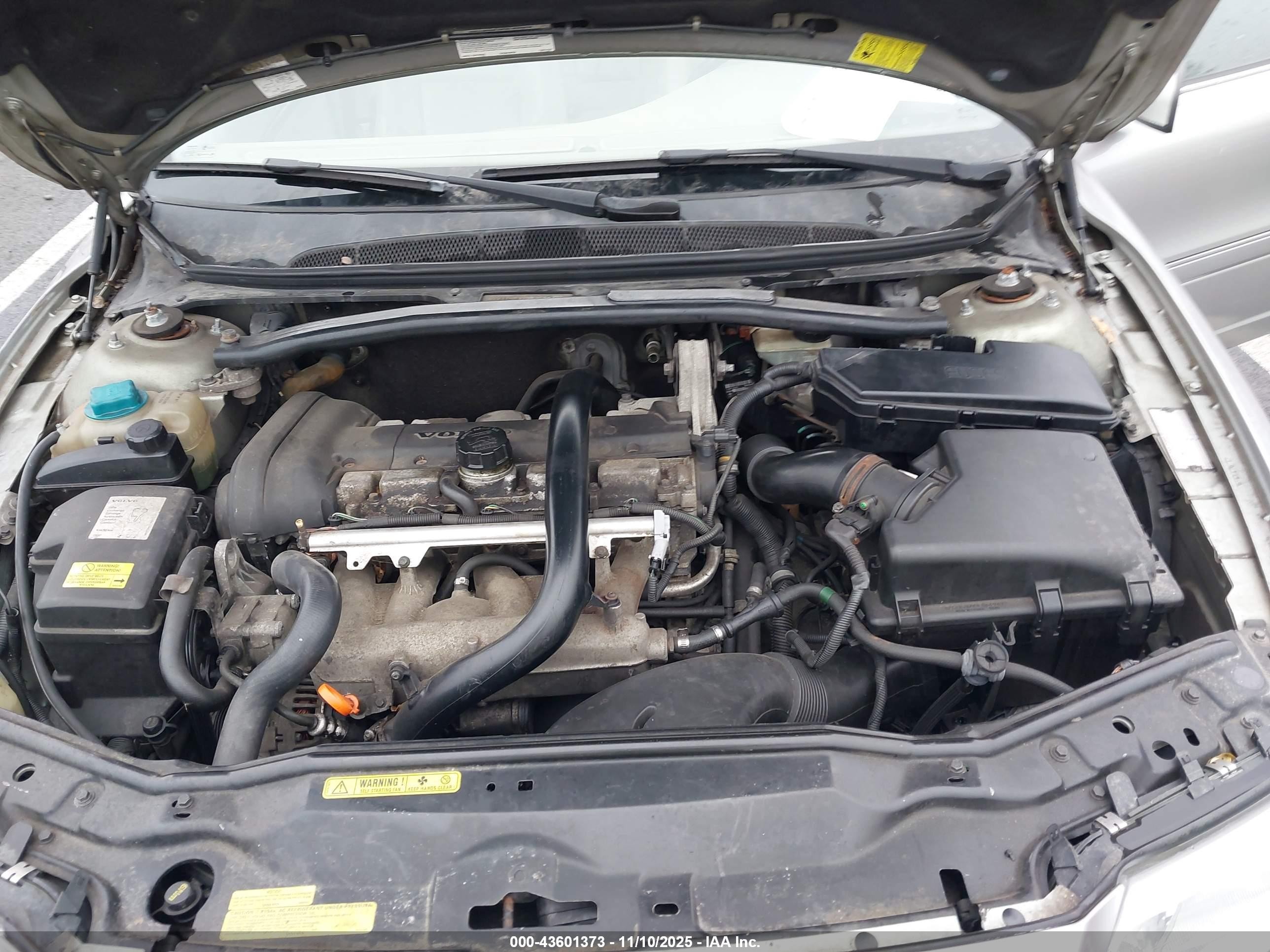 2005 Volvo S80 2.5t/2.5t Awd Silver vin: YV1TH592951398683
