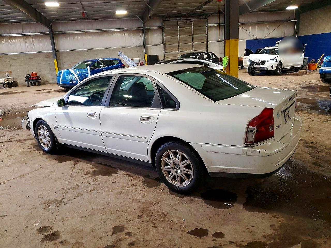 2005 Volvo S80 2.5t White vin: YV1TH592951405051