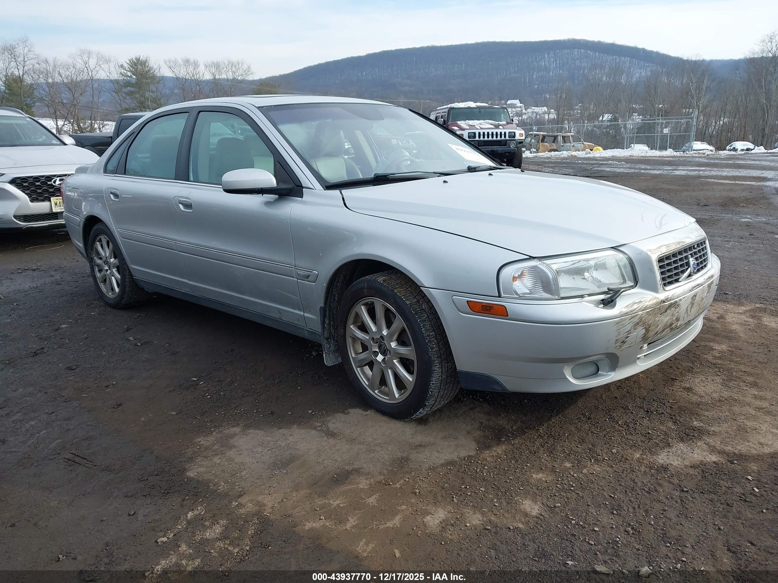 2005 Volvo S80 2.5t/2.5t Awd Silver vin: YV1TH592951411514
