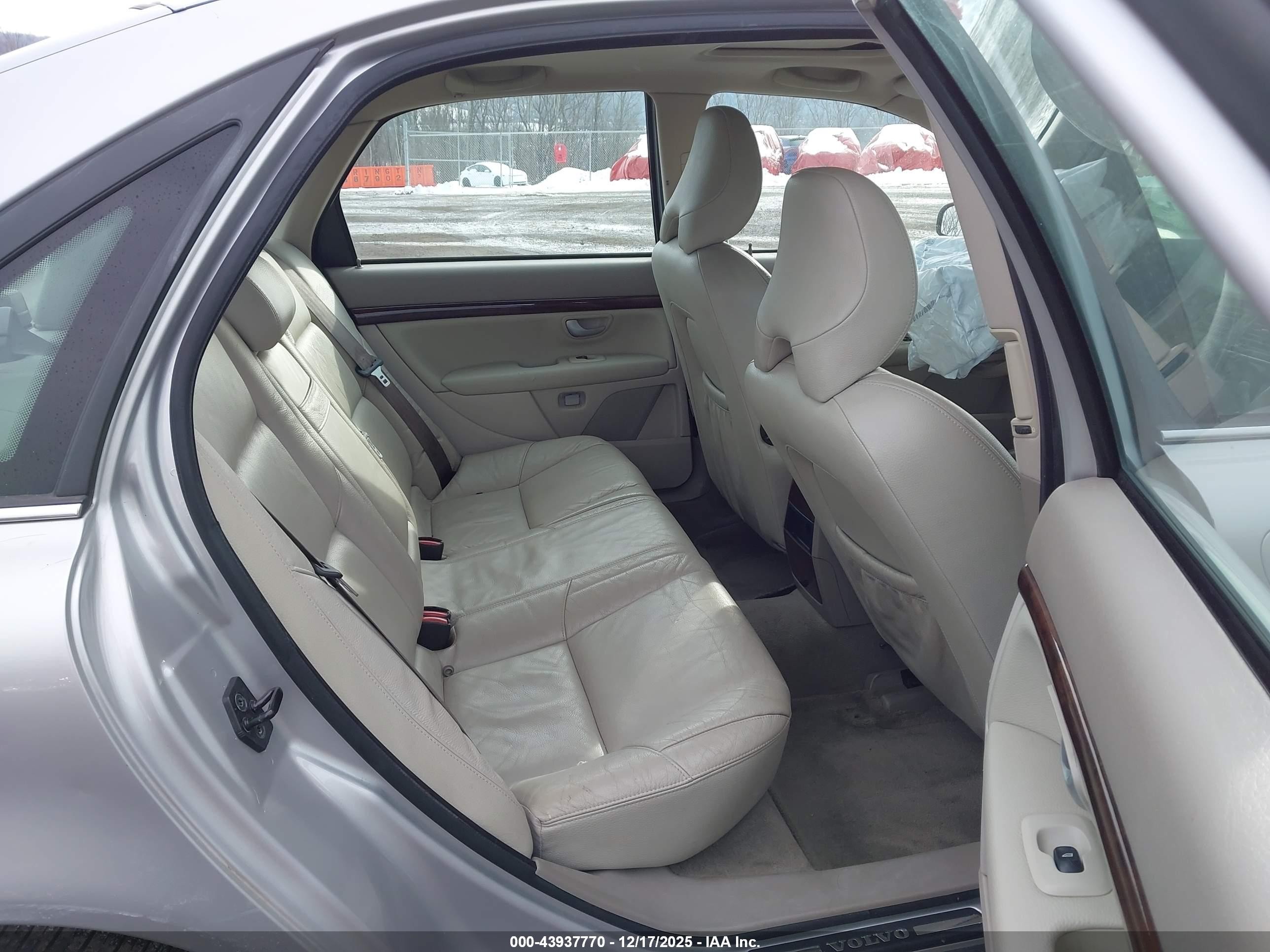 2005 Volvo S80 2.5t/2.5t Awd Silver vin: YV1TH592951411514