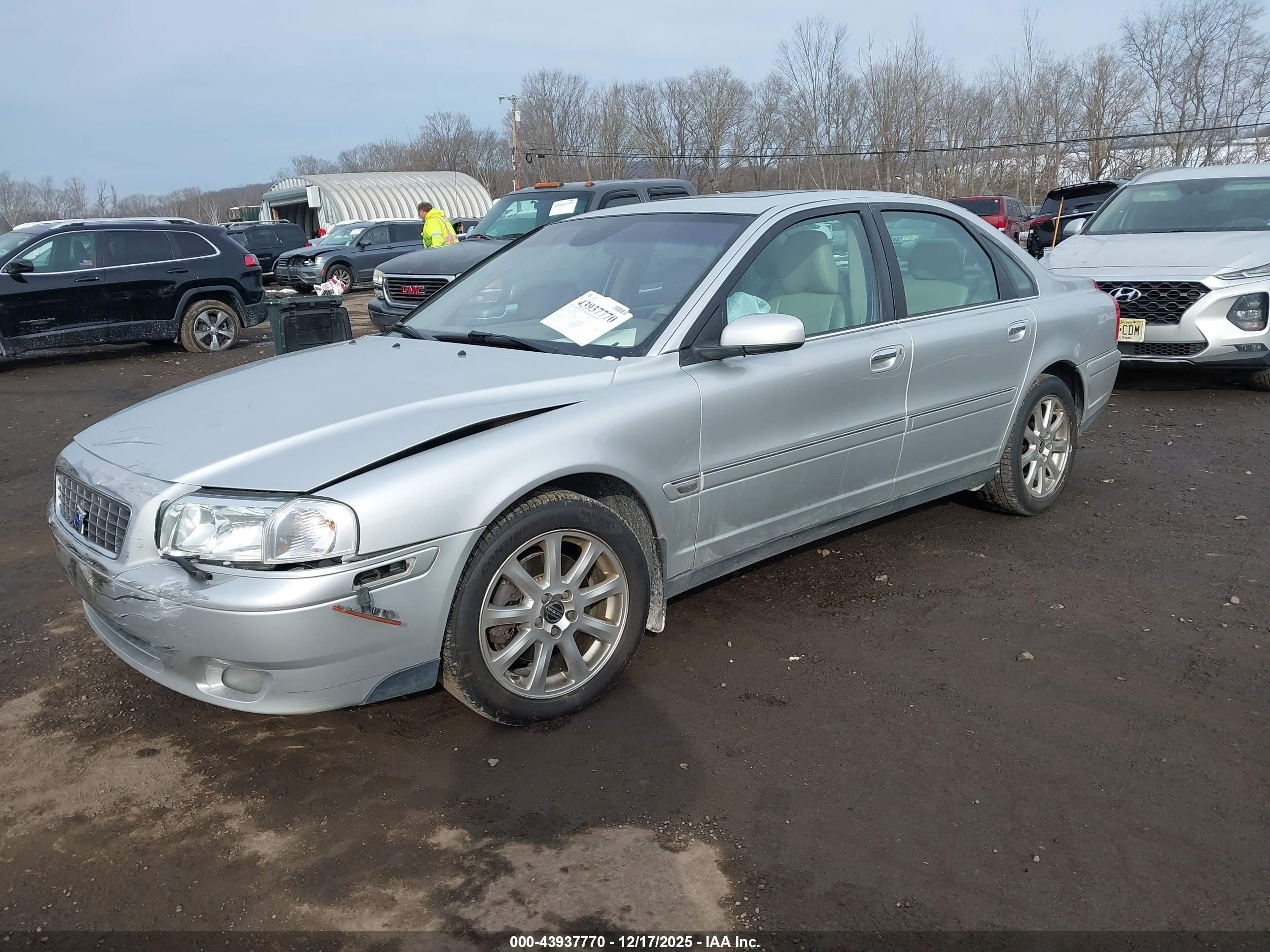 2005 Volvo S80 2.5t/2.5t Awd Silver vin: YV1TH592951411514