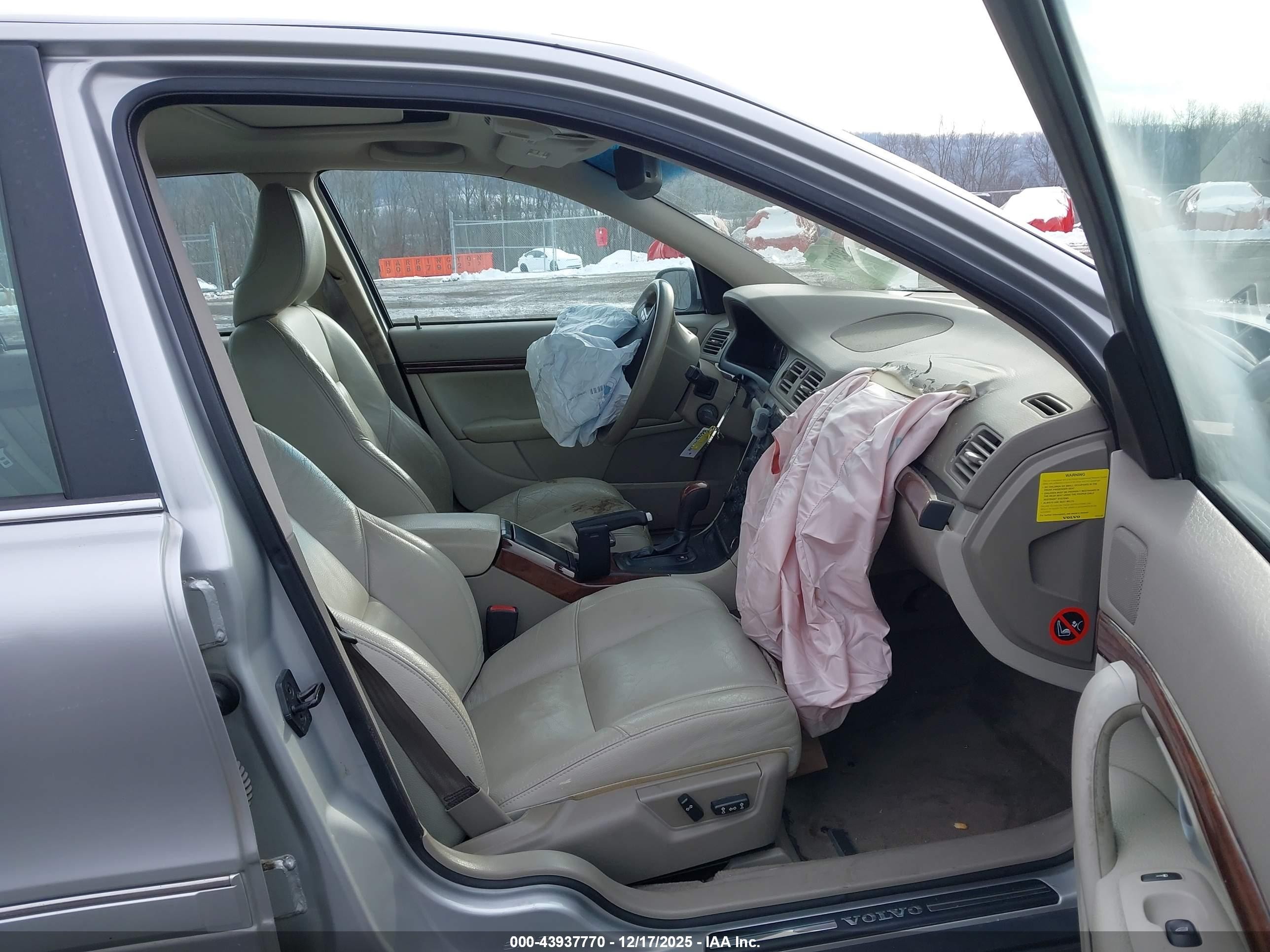 2005 Volvo S80 2.5t/2.5t Awd Silver vin: YV1TH592951411514