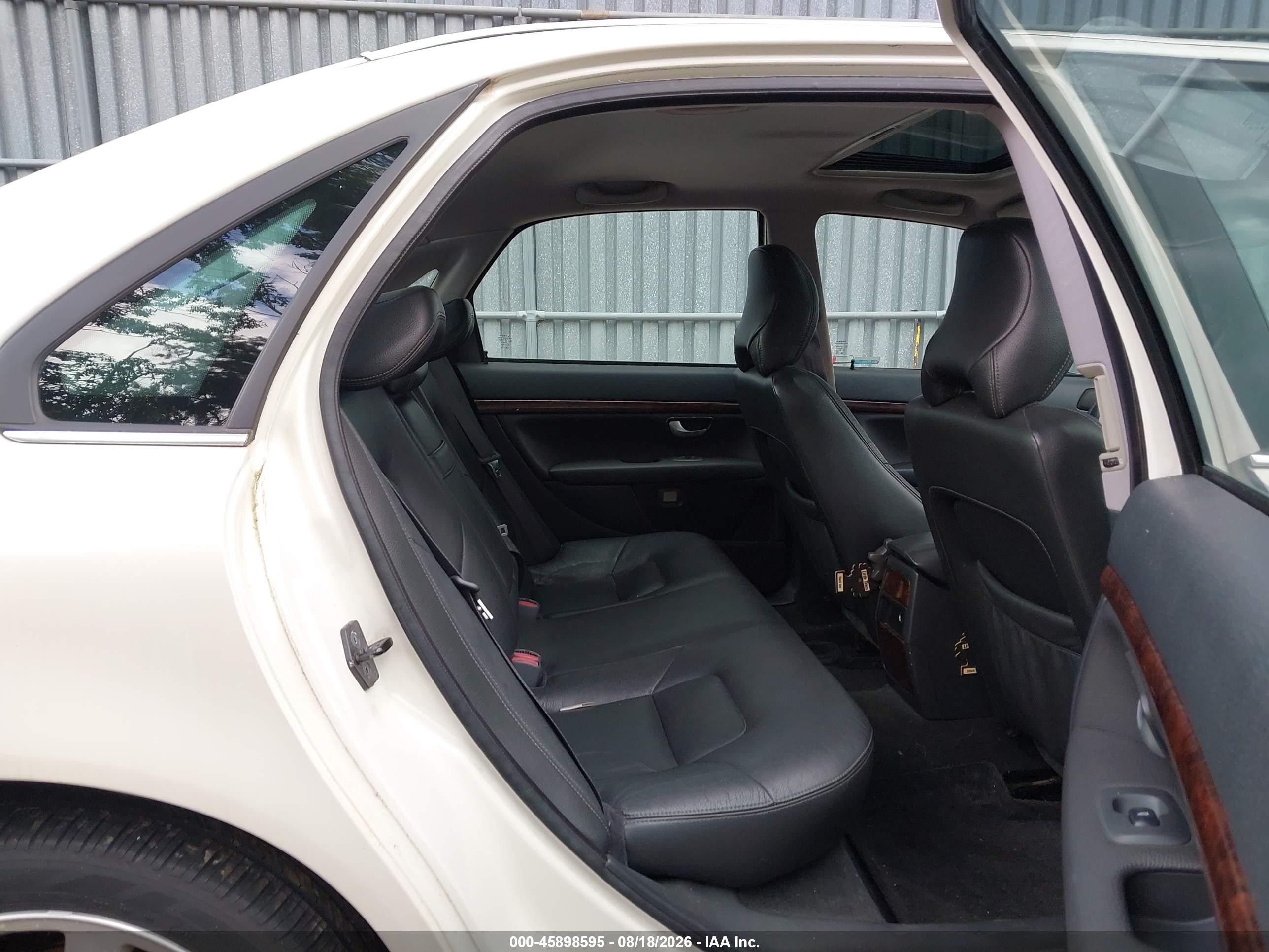 2004 Volvo S80 2.5t White vin: YV1TH59H541360564