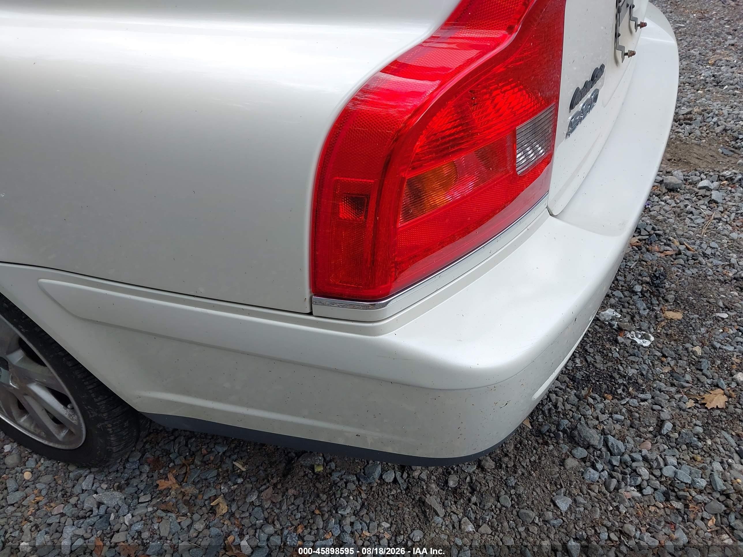 2004 Volvo S80 2.5t White vin: YV1TH59H541360564