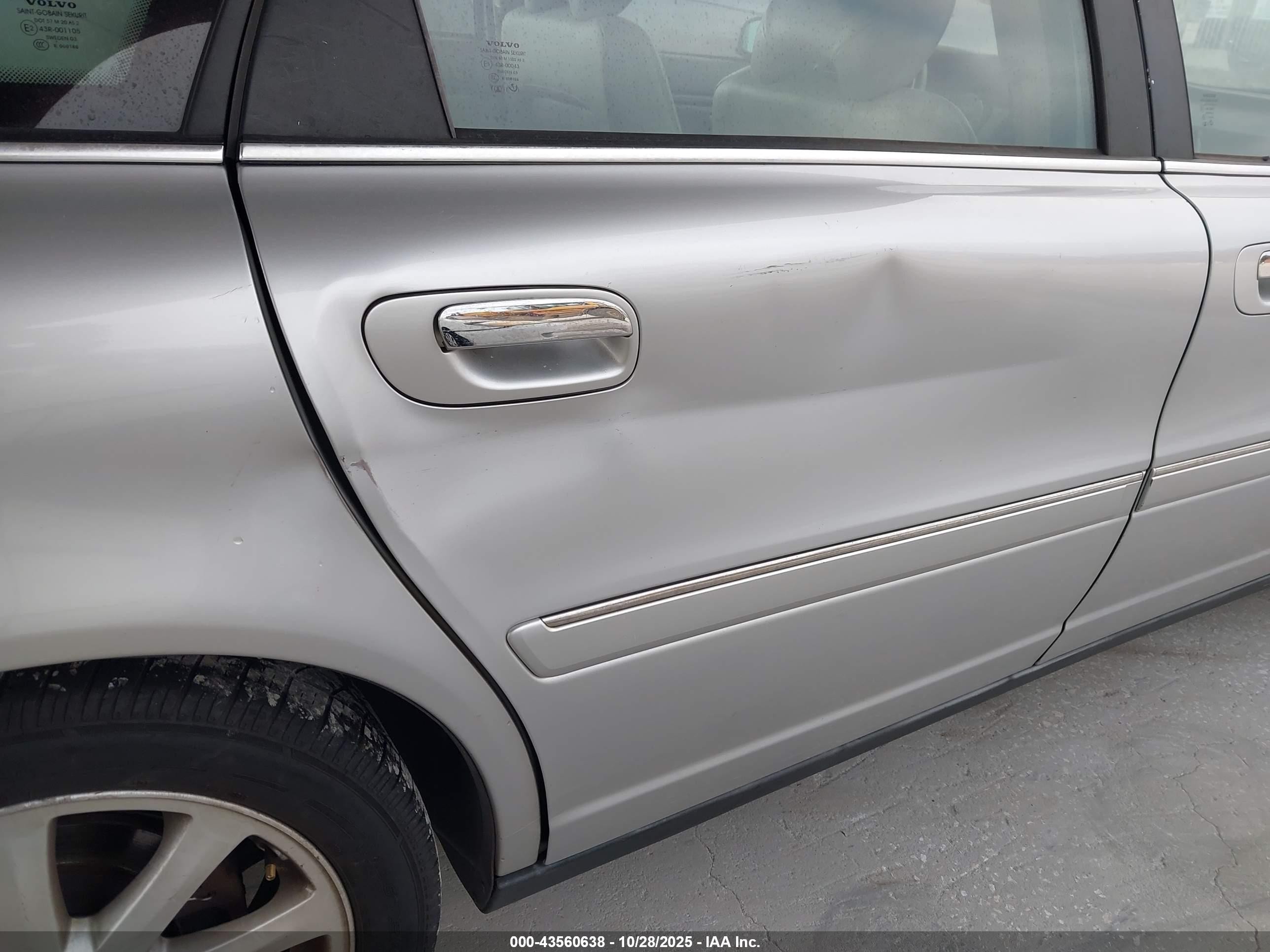 2004 Volvo S80 2.5t Silver vin: YV1TH59H641366454