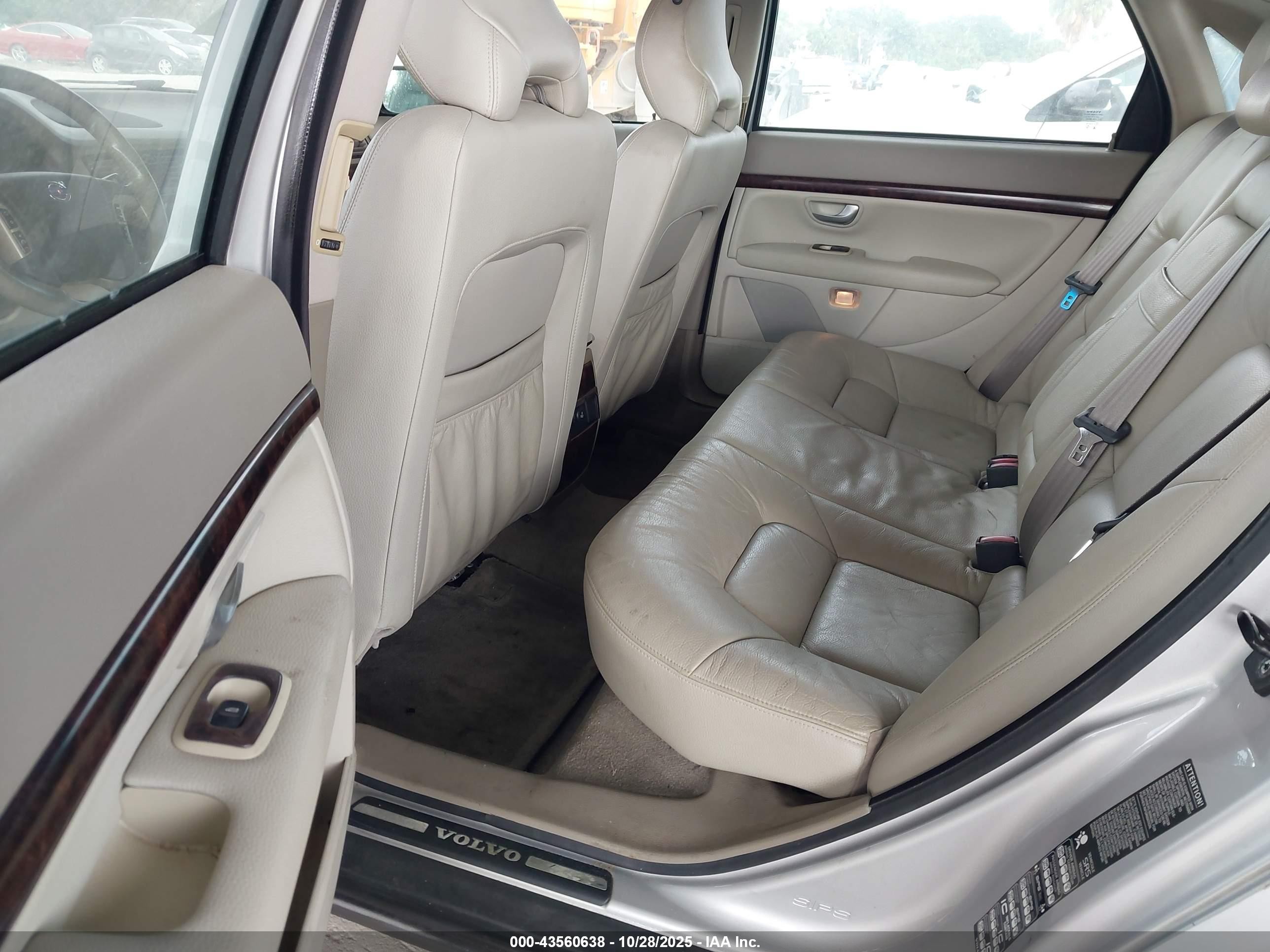 2004 Volvo S80 2.5t Silver vin: YV1TH59H641366454