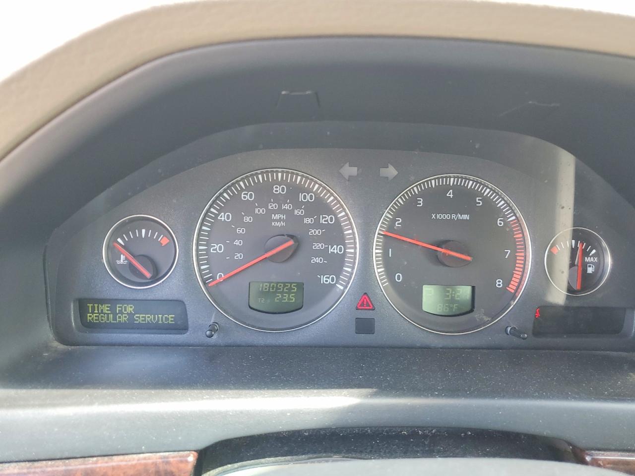 2004 Volvo S80 2.5t Blue vin: YV1TH59H741363708