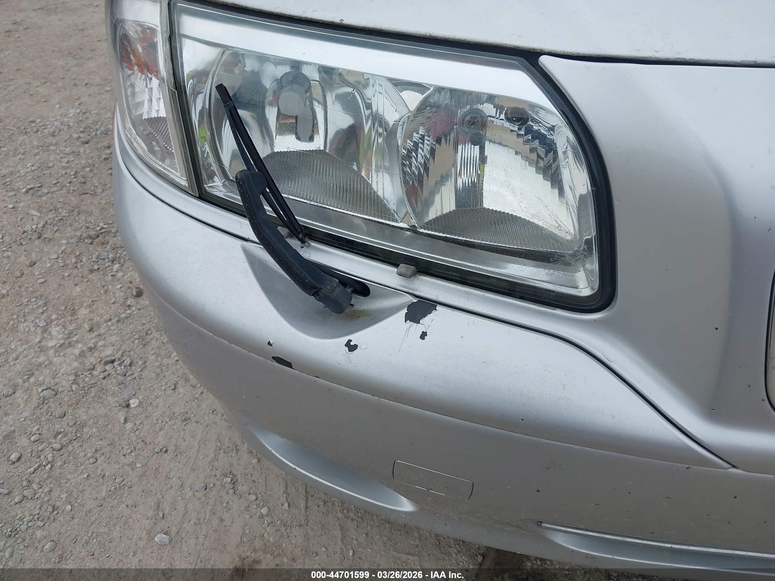 2005 Volvo S80 2.5t Silver vin: YV1TS592051401004