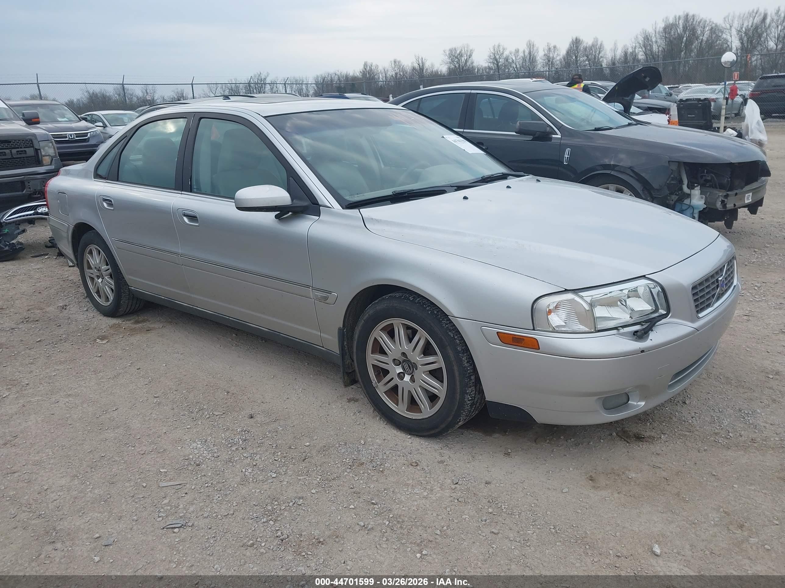 2005 Volvo S80 2.5t Silver vin: YV1TS592051401004