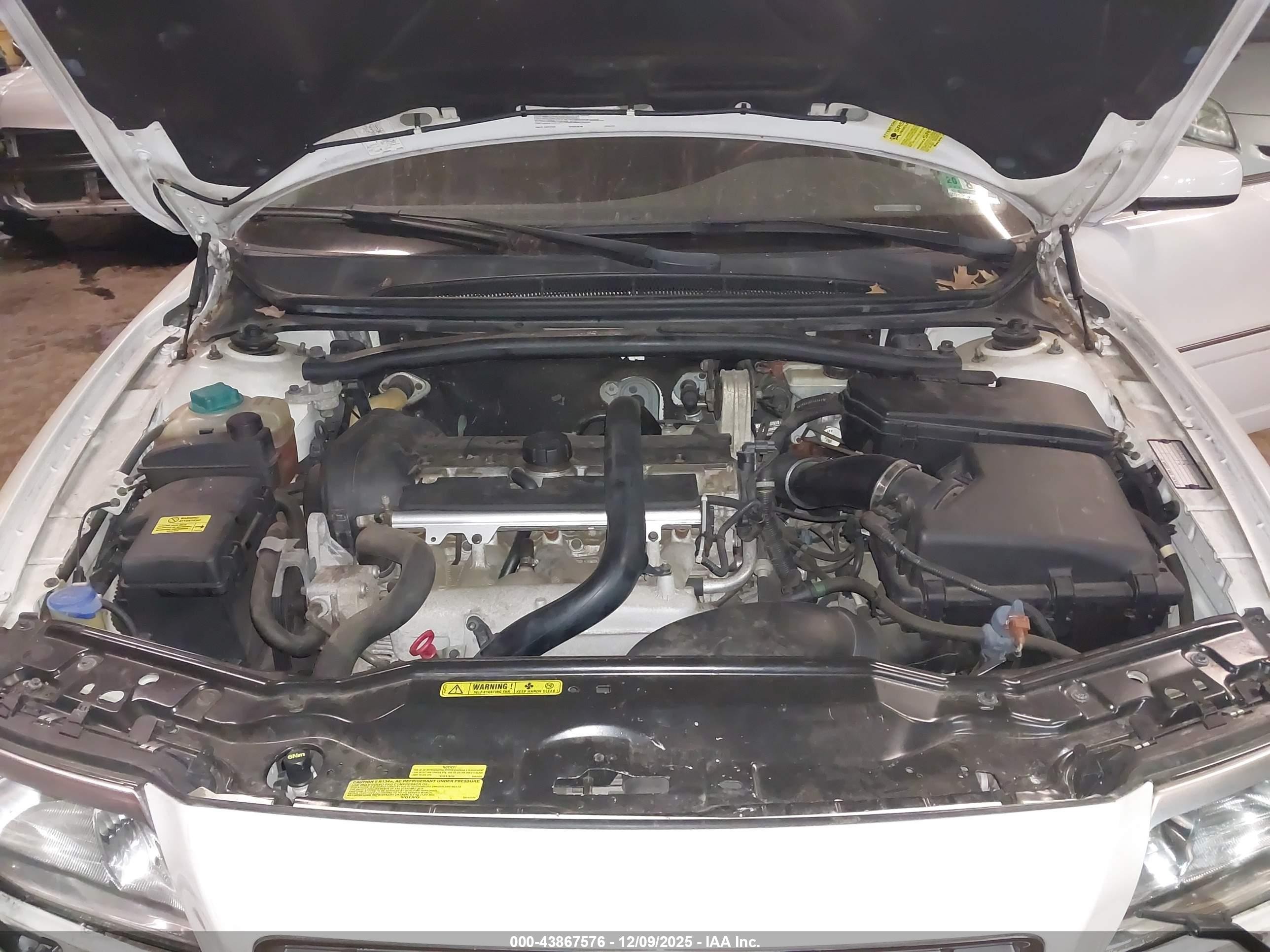 2005 Volvo S80 2.5t White vin: YV1TS592151411086