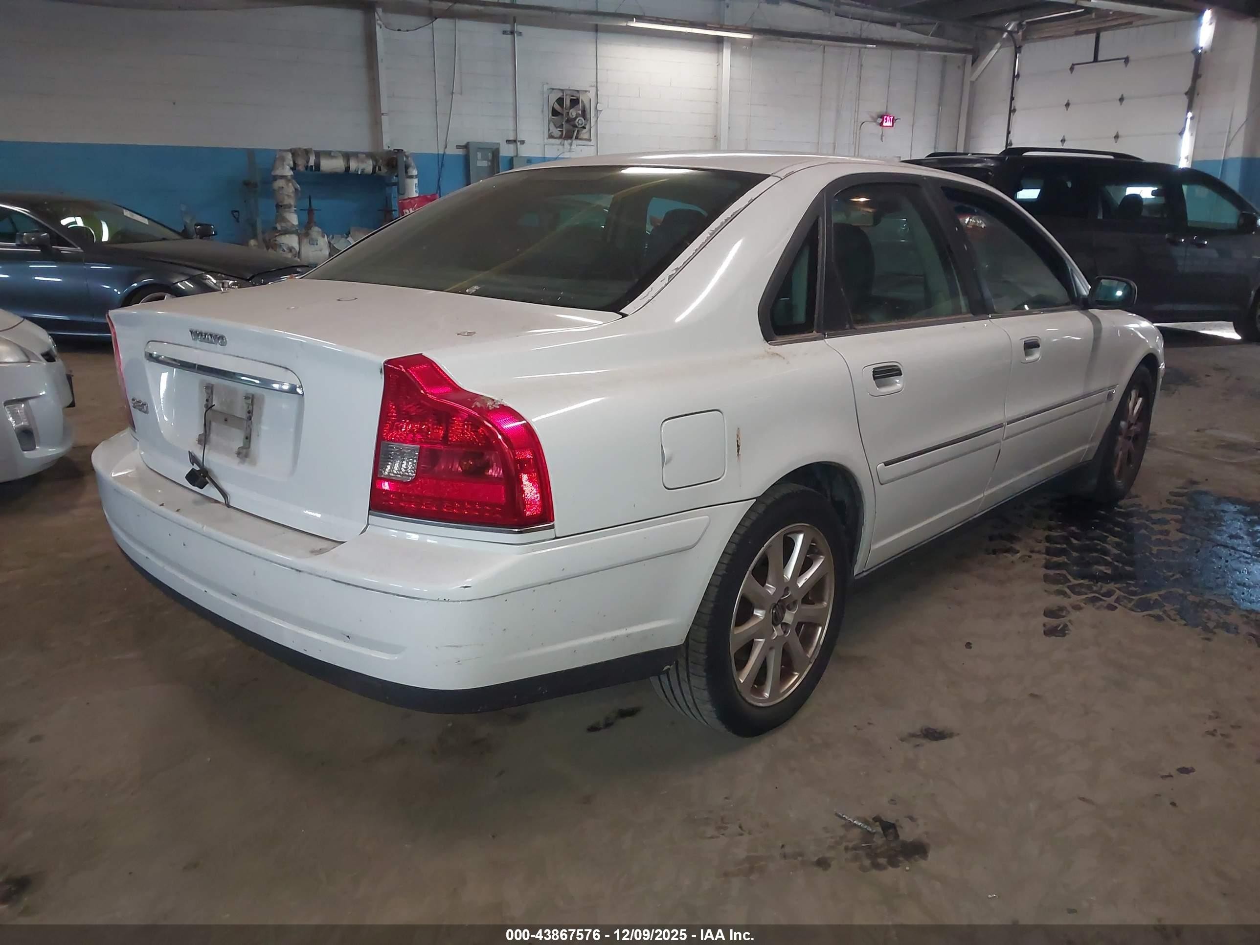 2005 Volvo S80 2.5t White vin: YV1TS592151411086