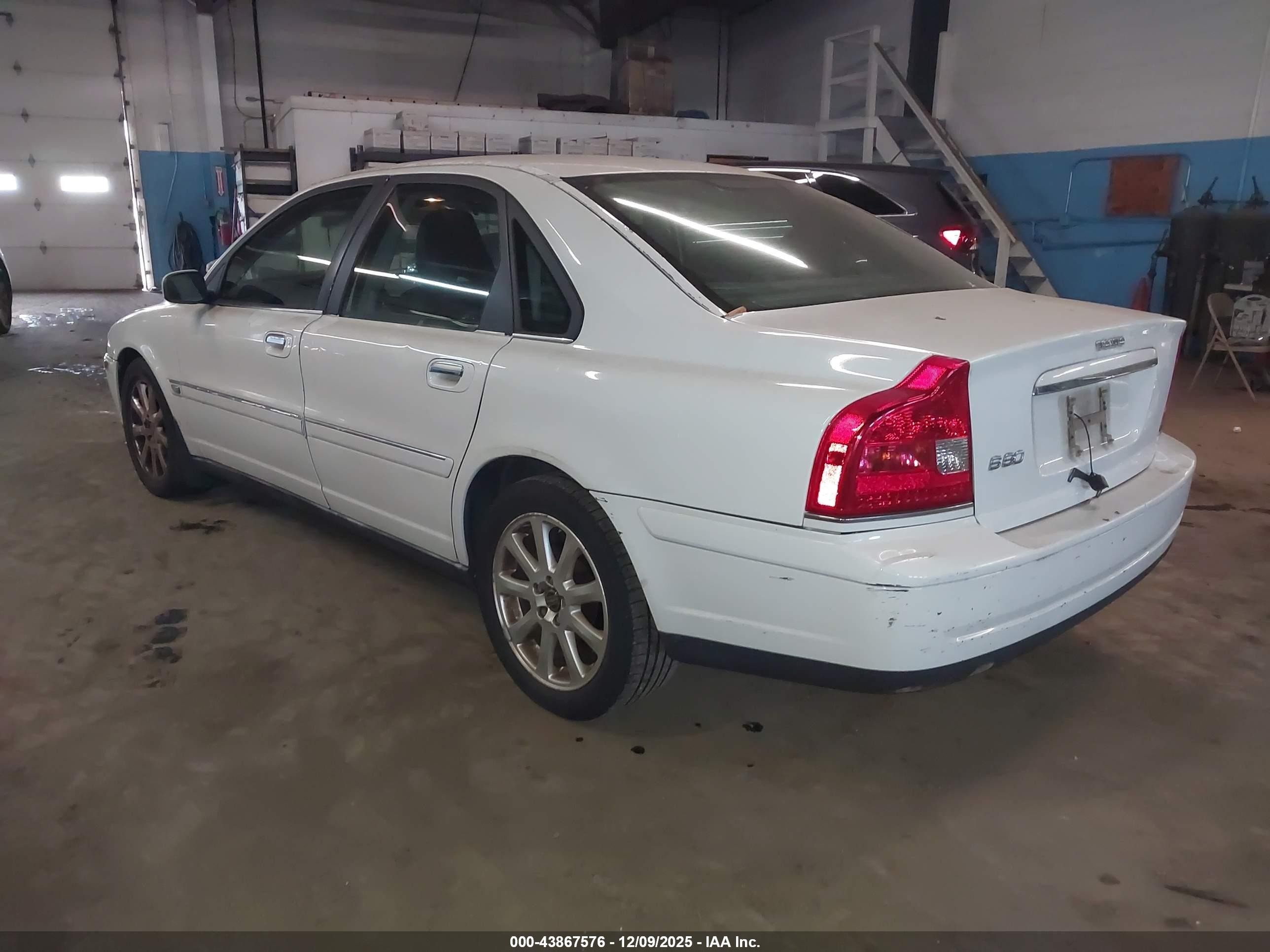 2005 Volvo S80 2.5t White vin: YV1TS592151411086