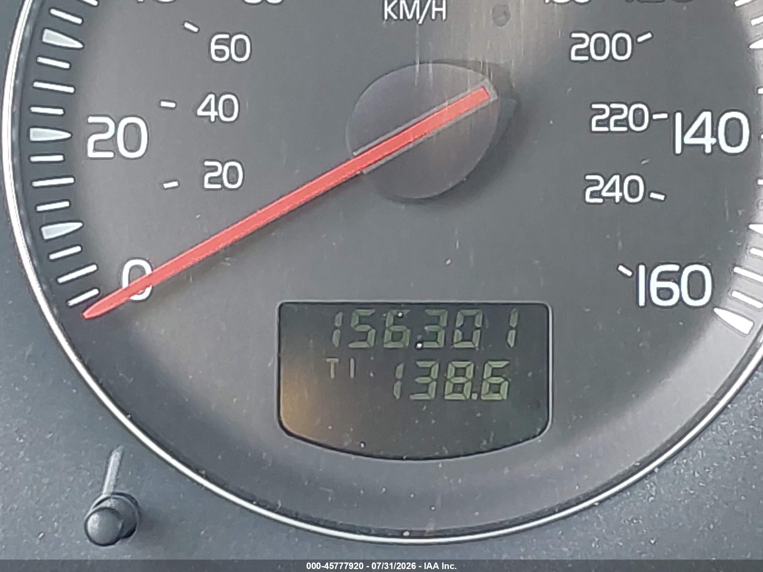 2005 Volvo S80 2.5t A/2.5t A Sr White vin: YV1TS592251395173