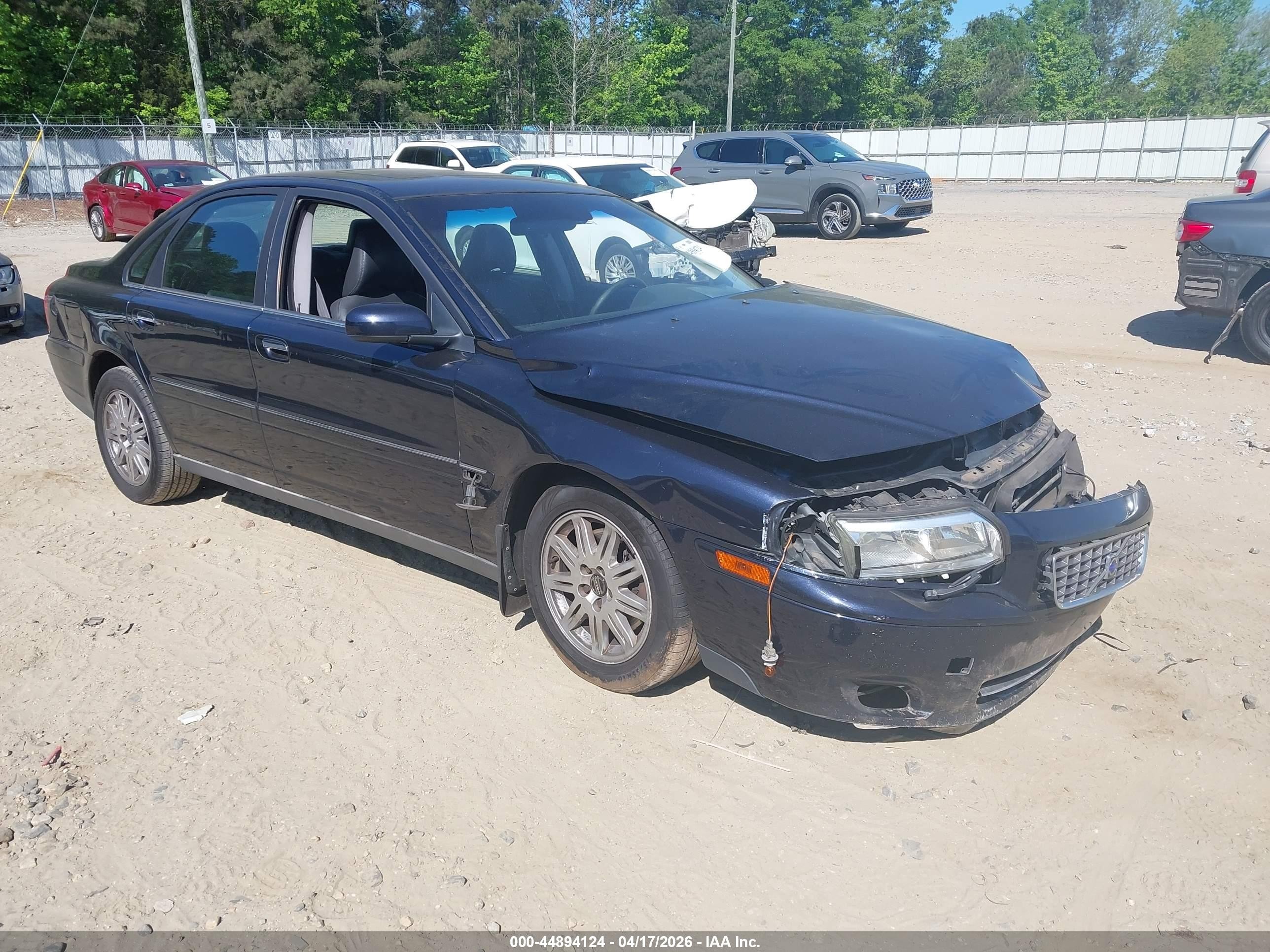 2005 Volvo S80 2.5t Black vin: YV1TS592251399434