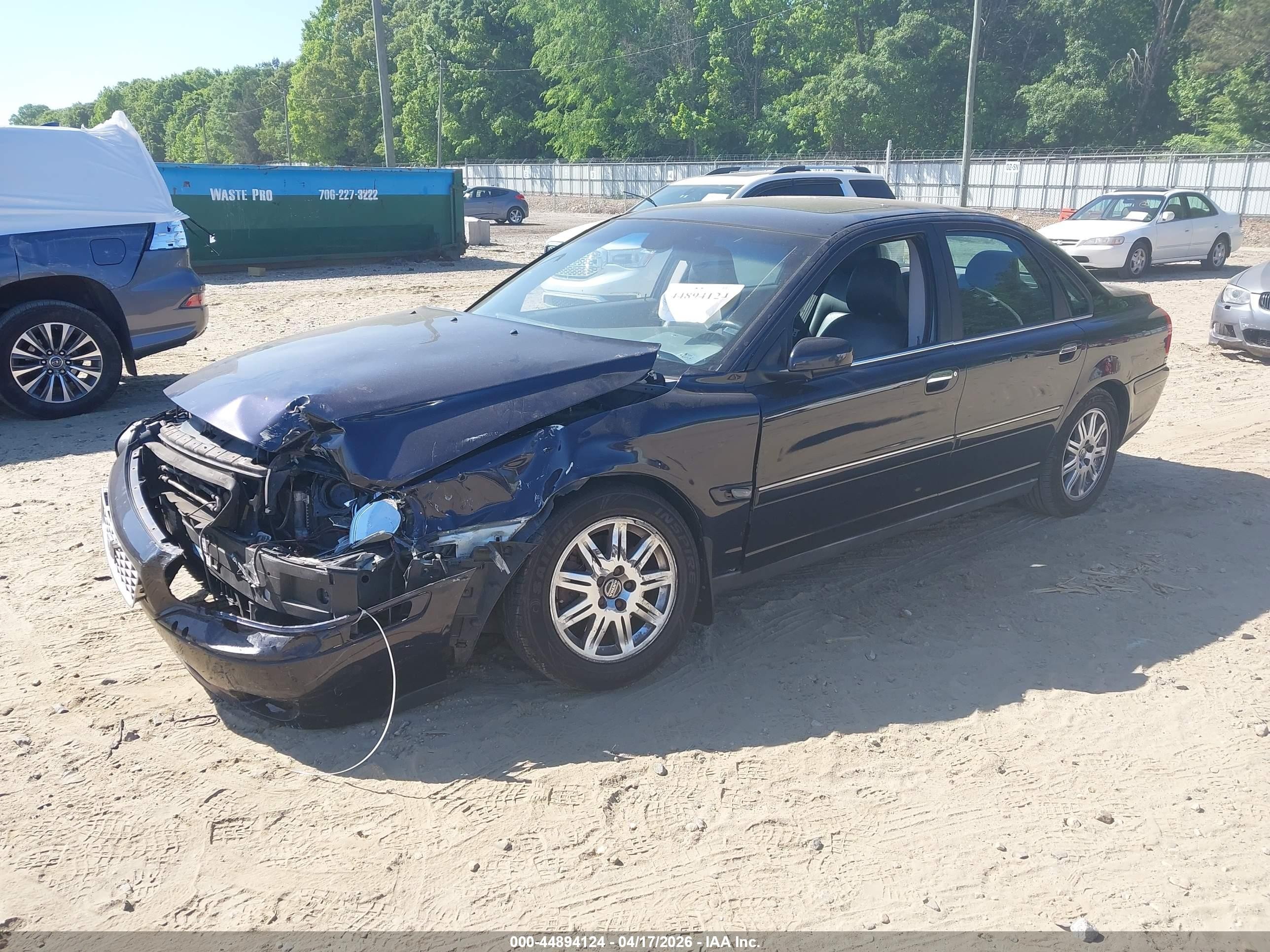 2005 Volvo S80 2.5t Black vin: YV1TS592251399434