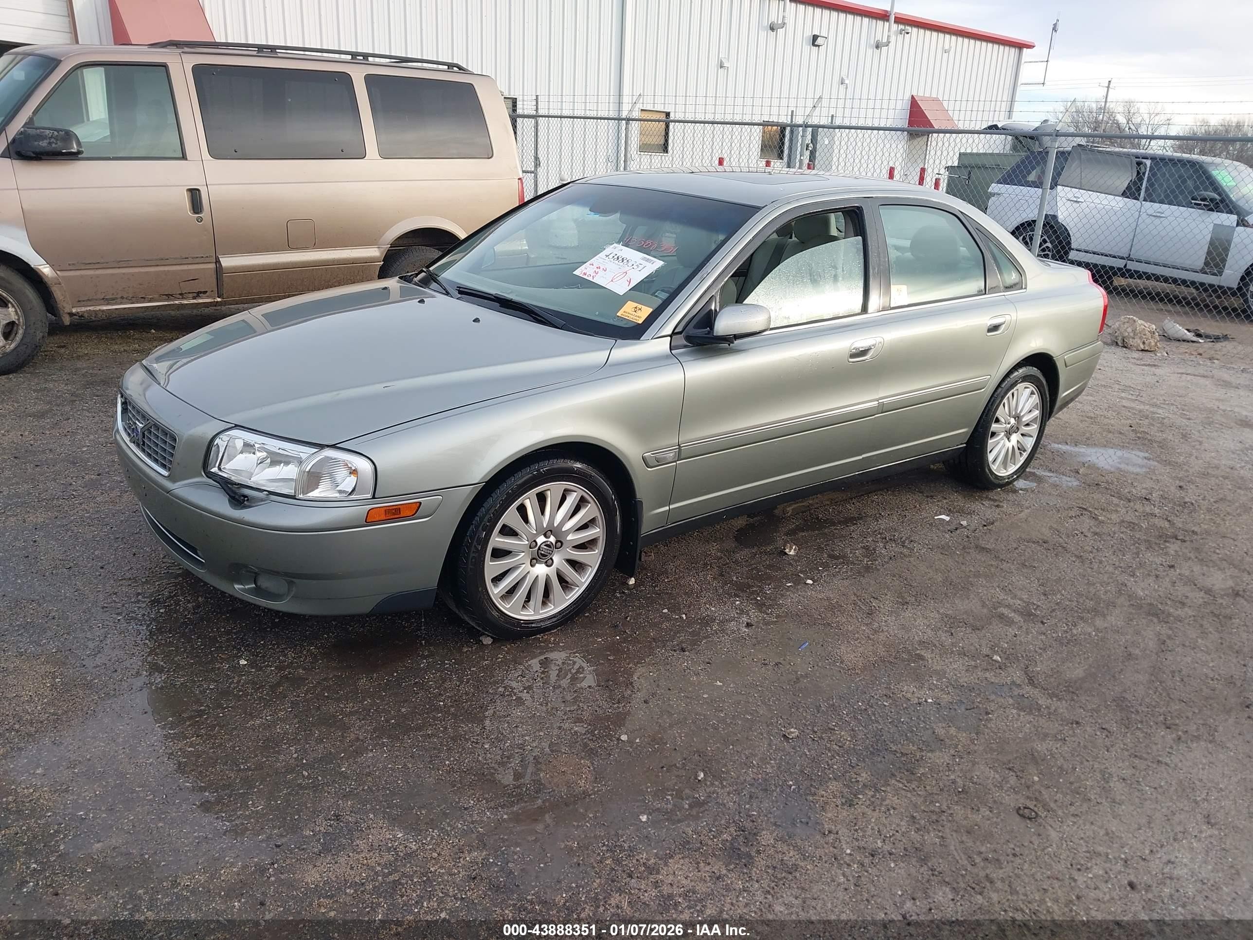 2006 Volvo S80 2.5t Green vin: YV1TS592261428268