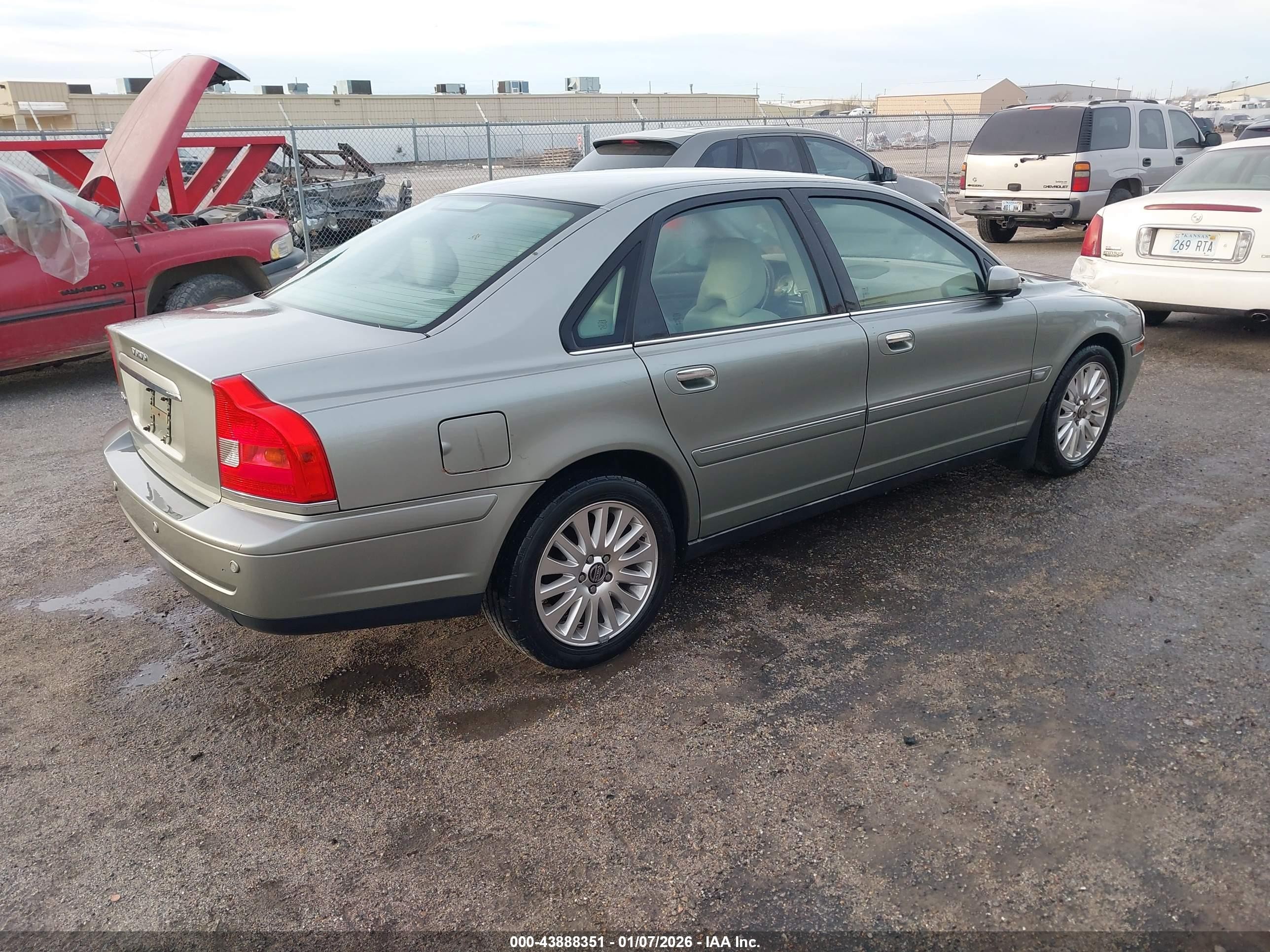 2006 Volvo S80 2.5t Green vin: YV1TS592261428268