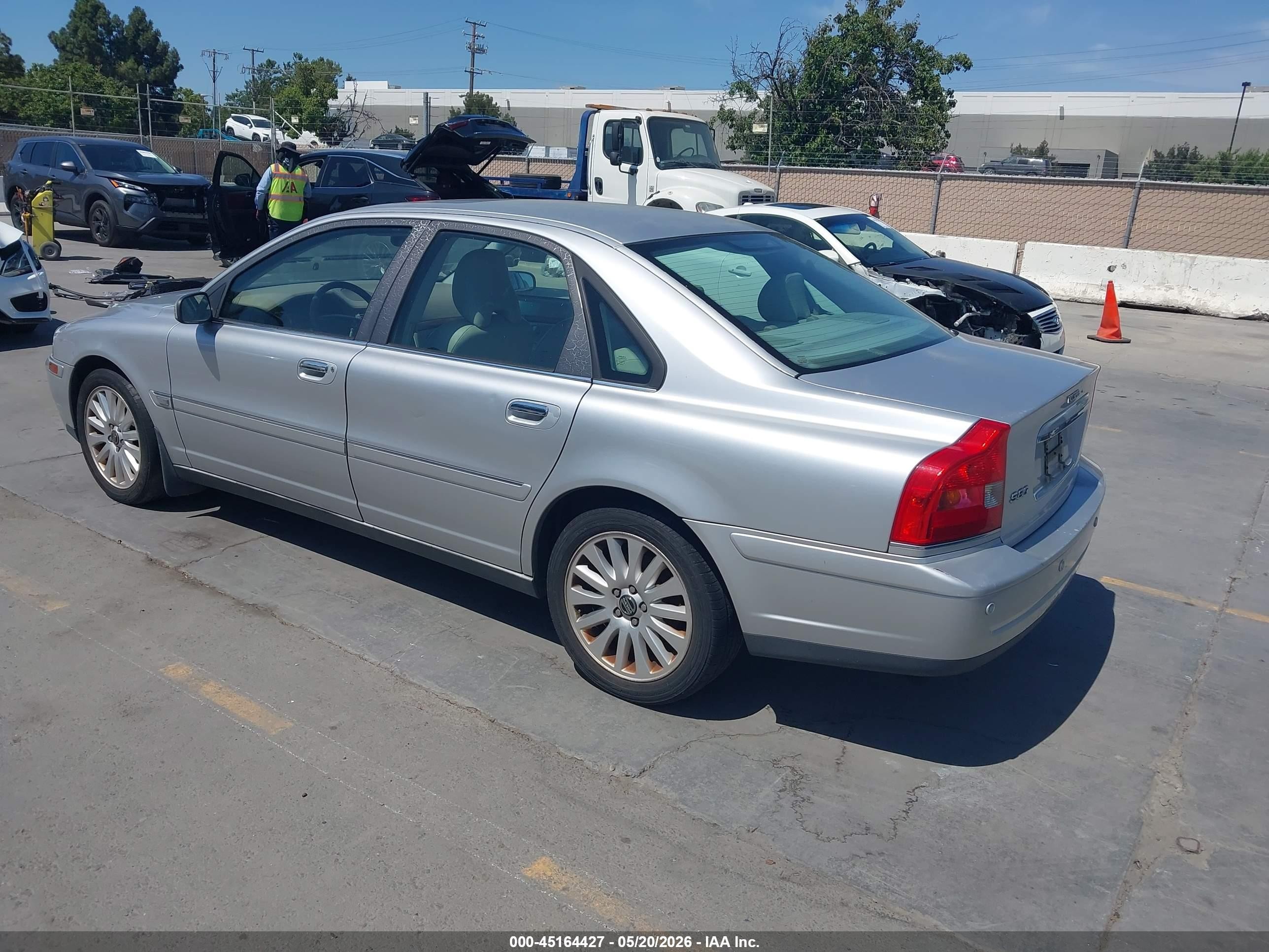 2006 Volvo S80 2.5t Silver vin: YV1TS592261431235