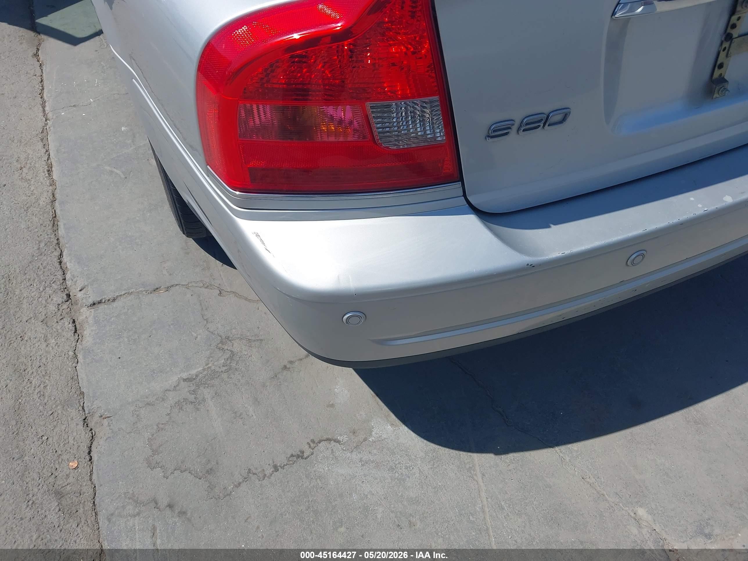 2006 Volvo S80 2.5t Silver vin: YV1TS592261431235