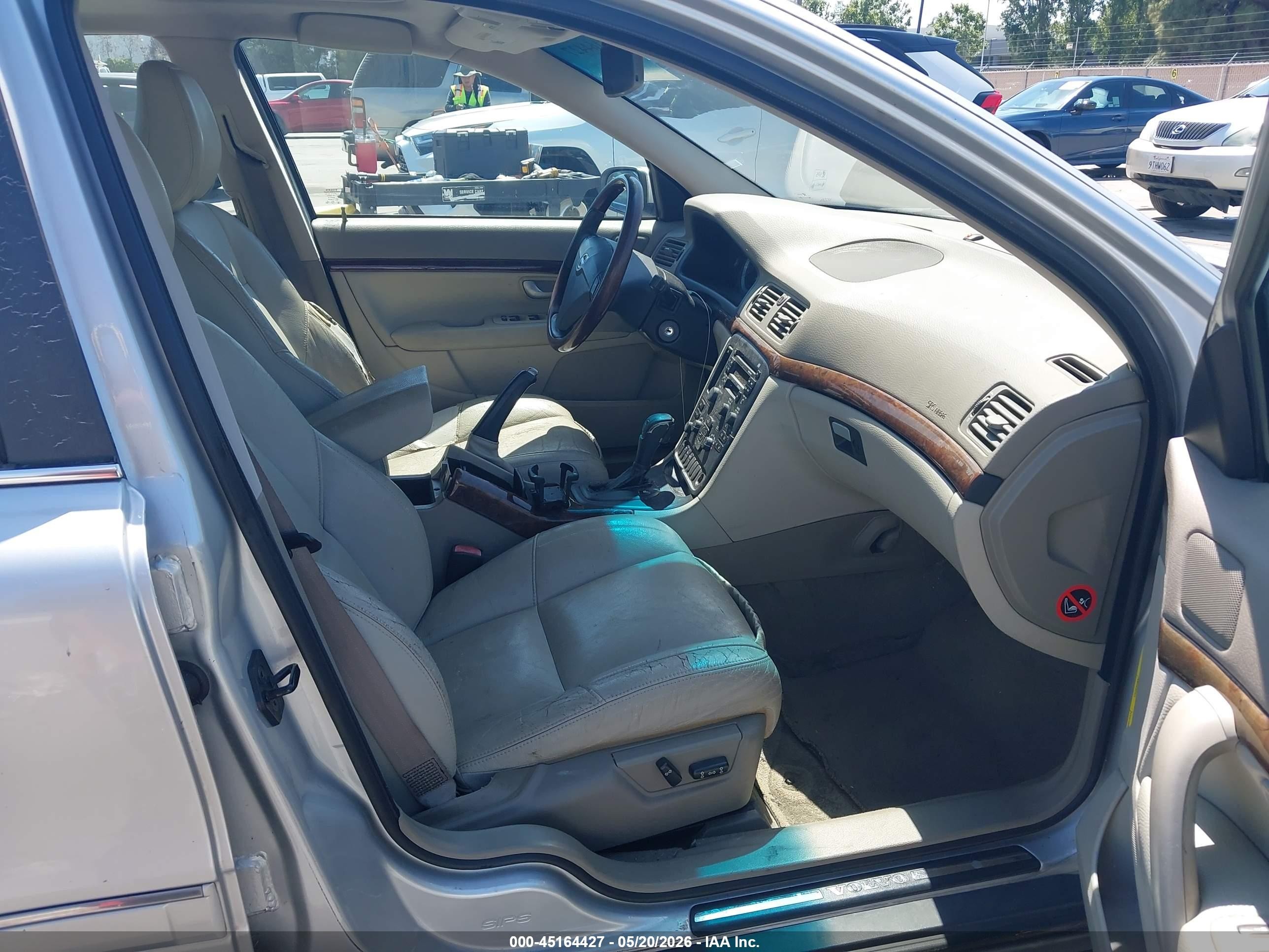 2006 Volvo S80 2.5t Silver vin: YV1TS592261431235