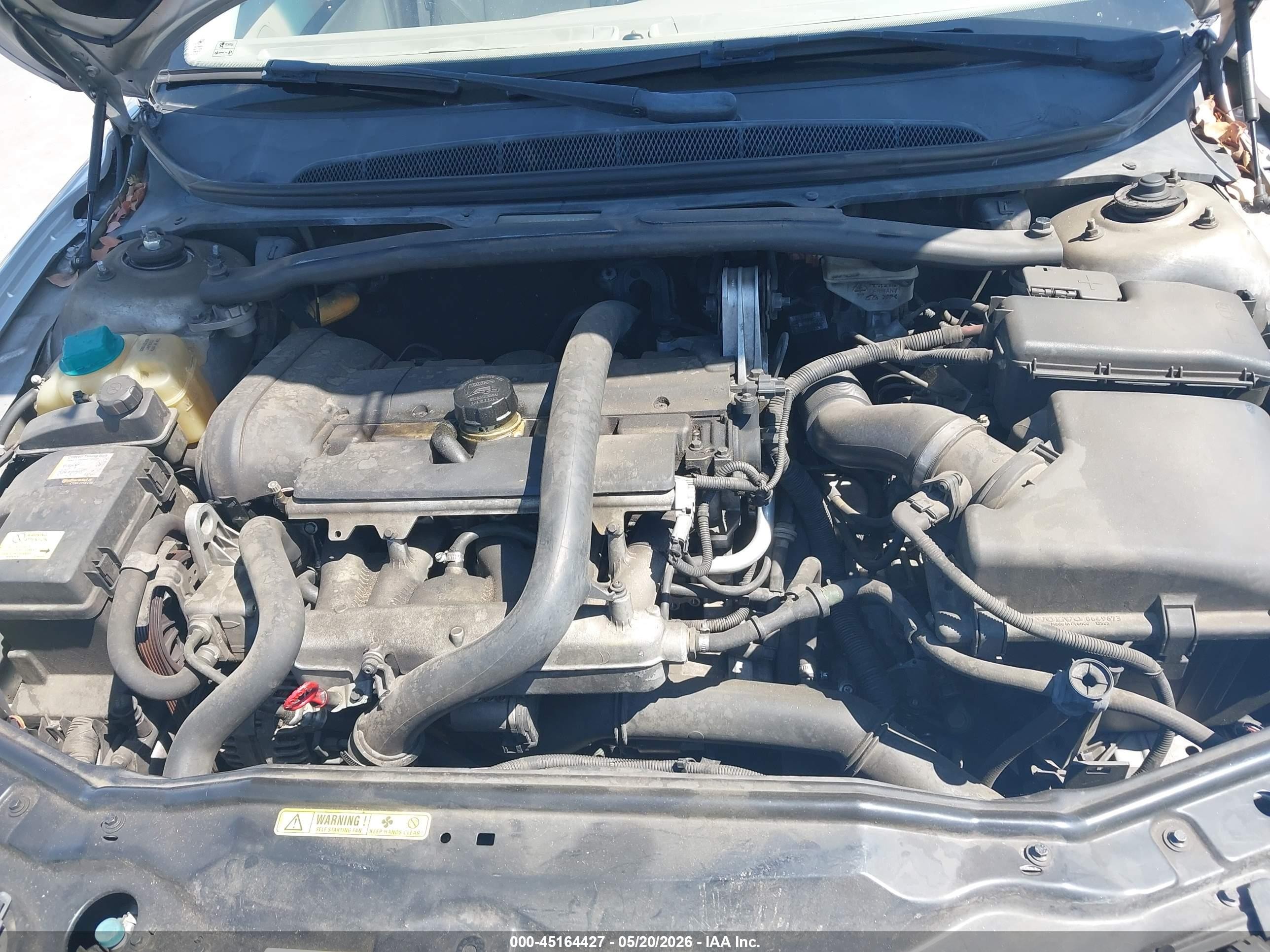 2006 Volvo S80 2.5t Silver vin: YV1TS592261431235