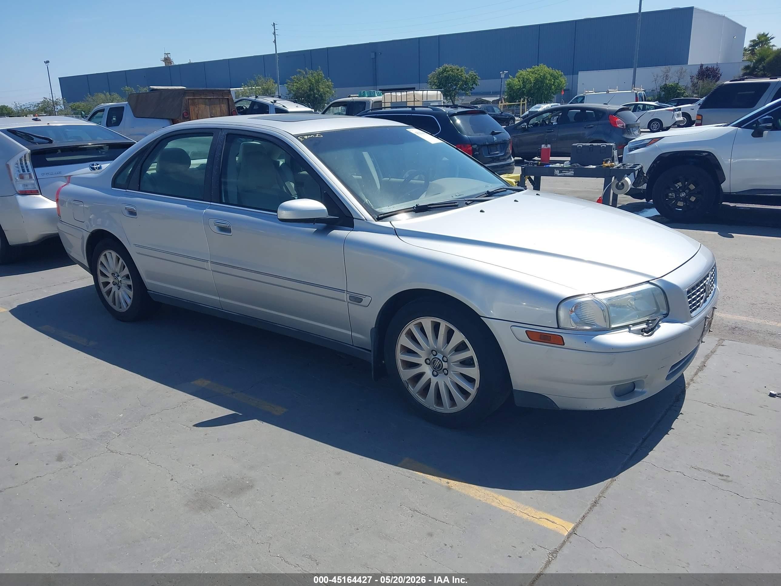 2006 Volvo S80 2.5t Silver vin: YV1TS592261431235