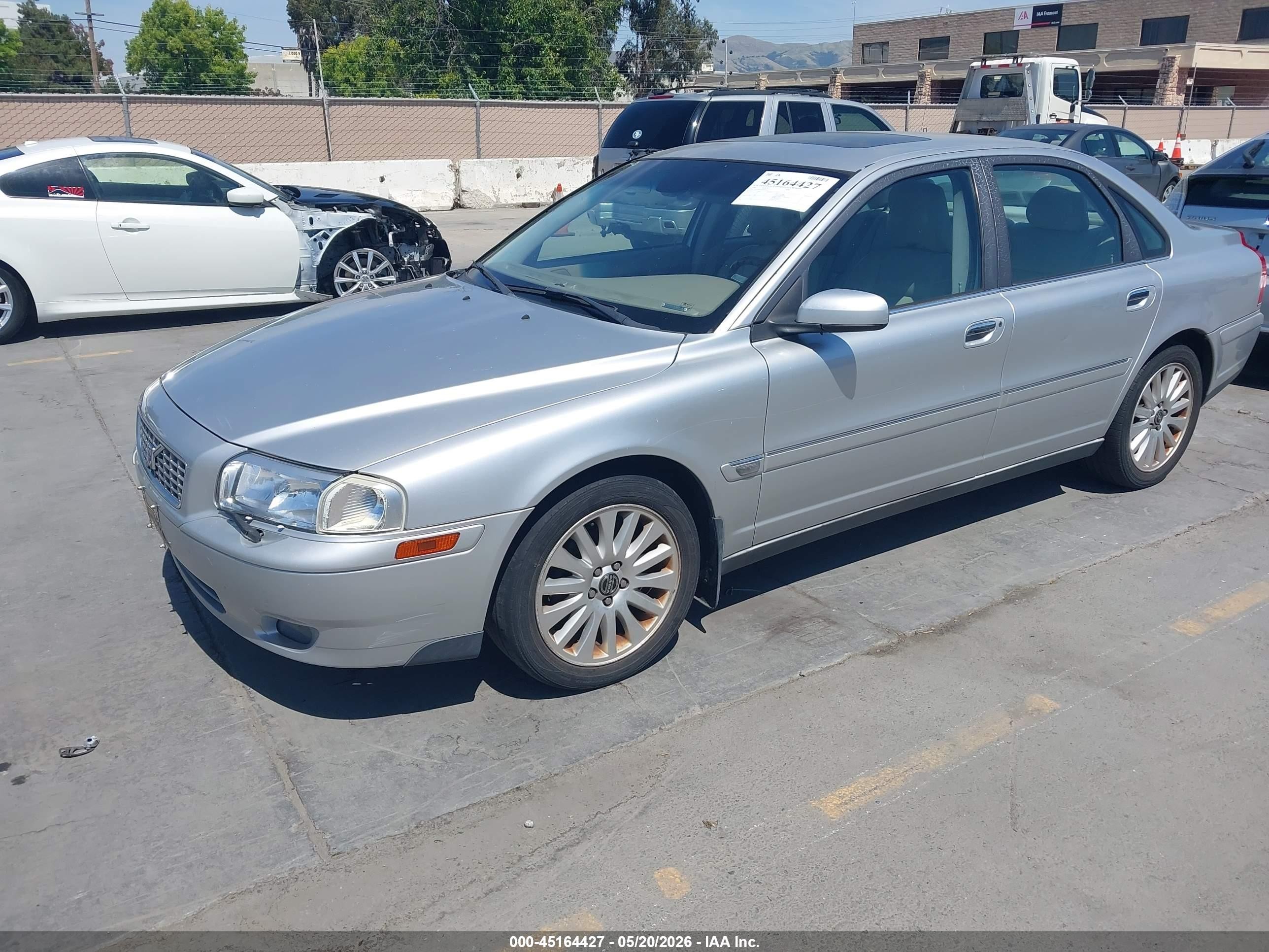2006 Volvo S80 2.5t Silver vin: YV1TS592261431235