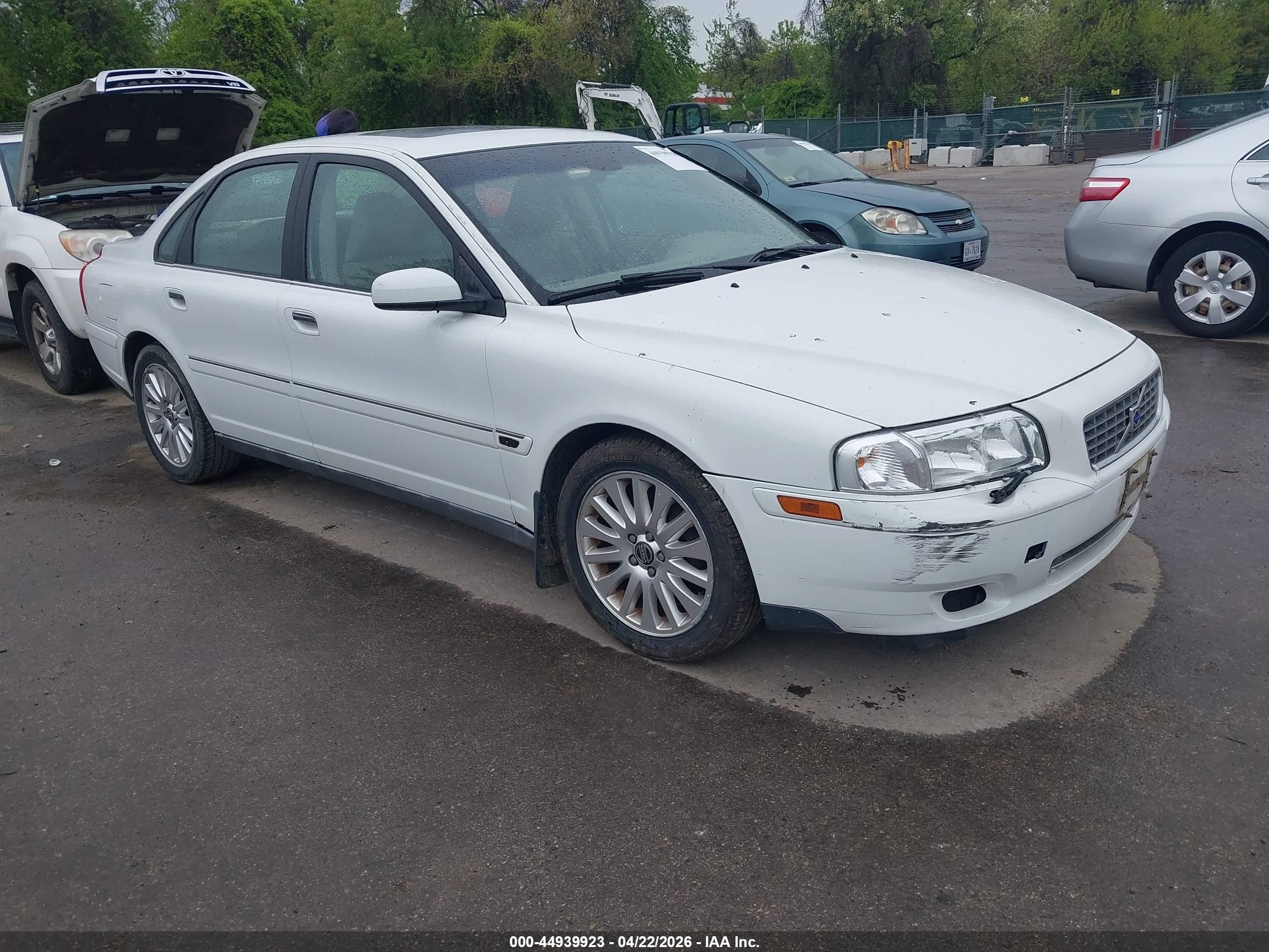 2006 Volvo S80 2.5t White vin: YV1TS592361434225