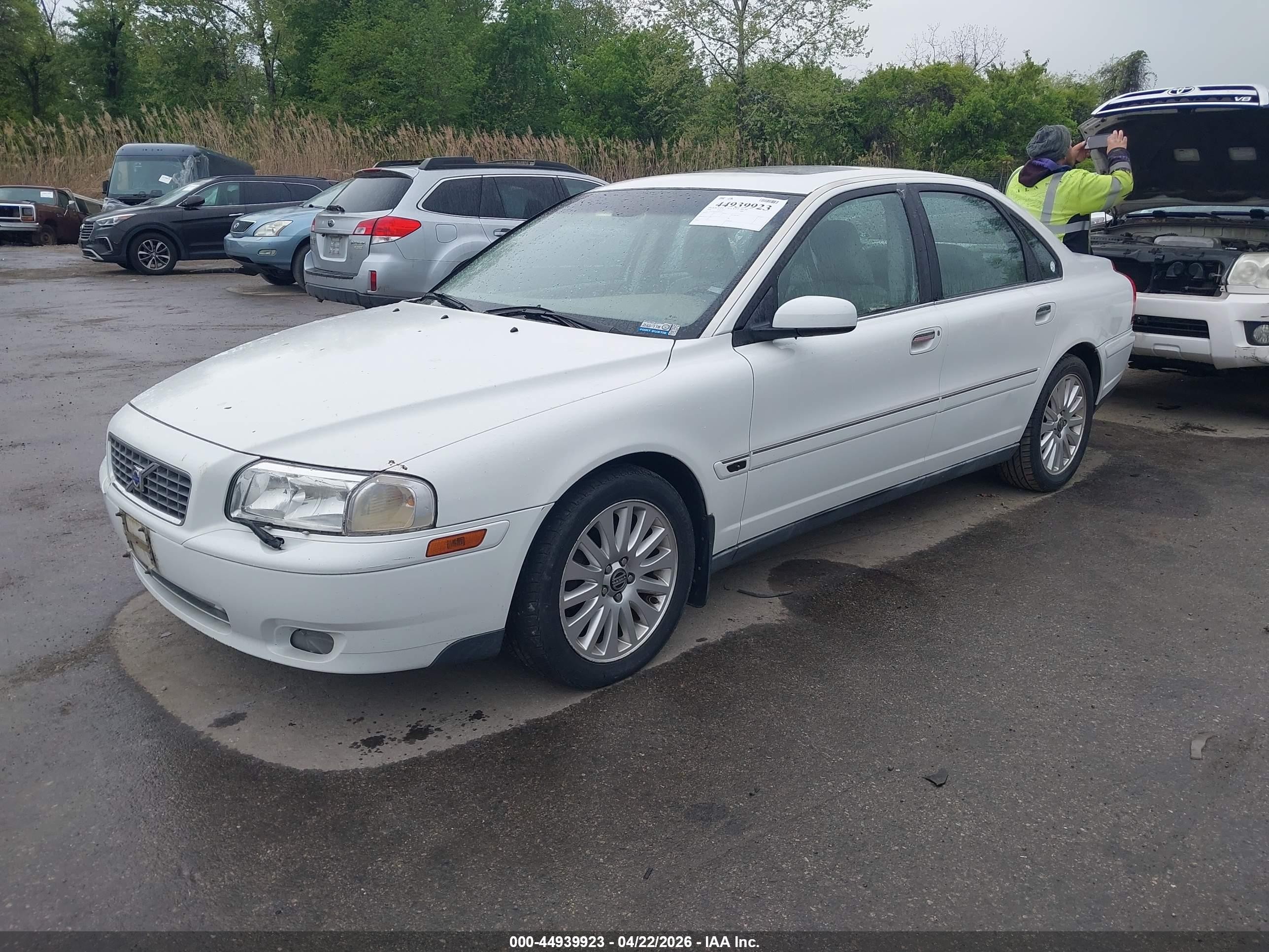 2006 Volvo S80 2.5t White vin: YV1TS592361434225