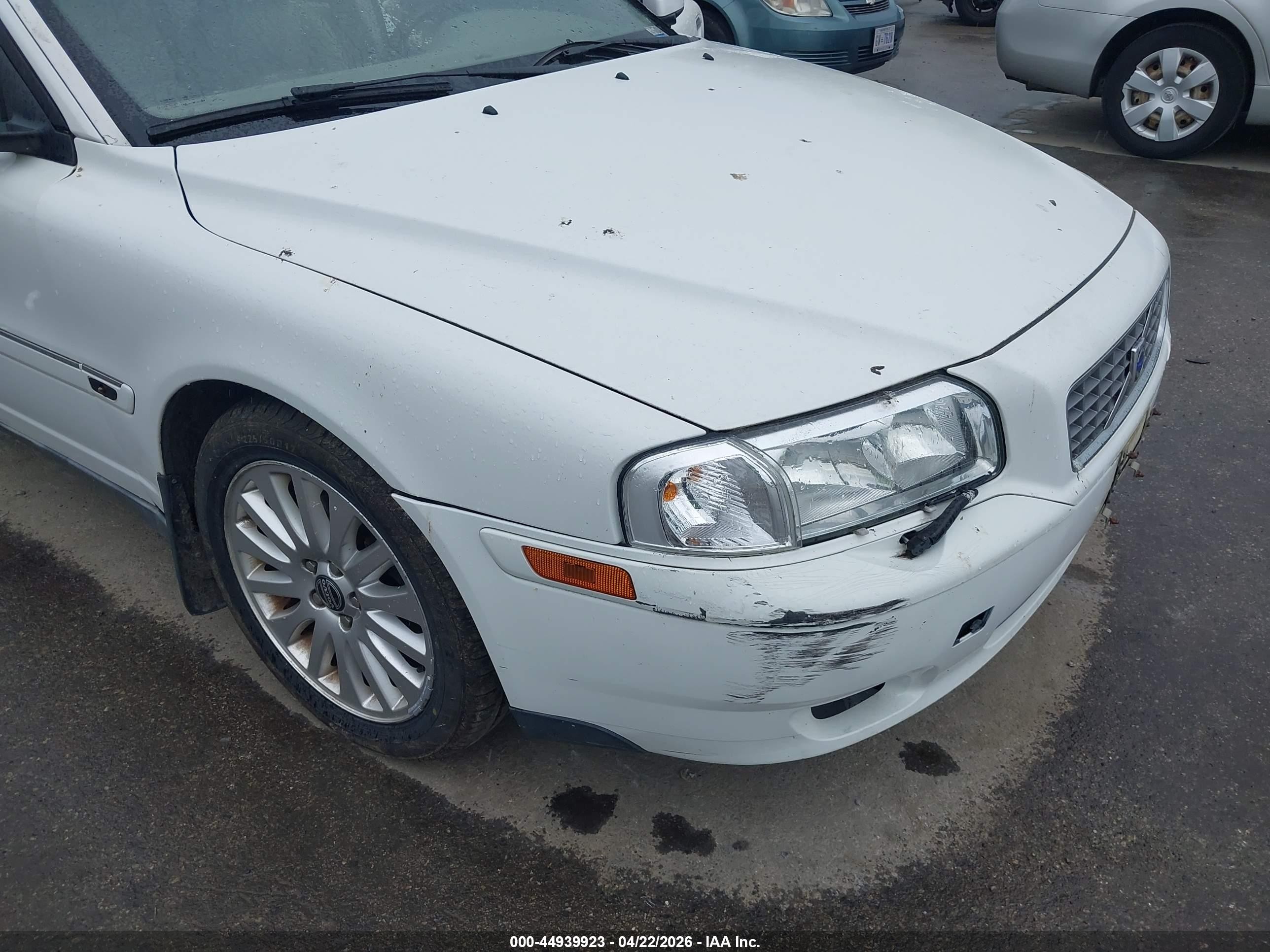 2006 Volvo S80 2.5t White vin: YV1TS592361434225