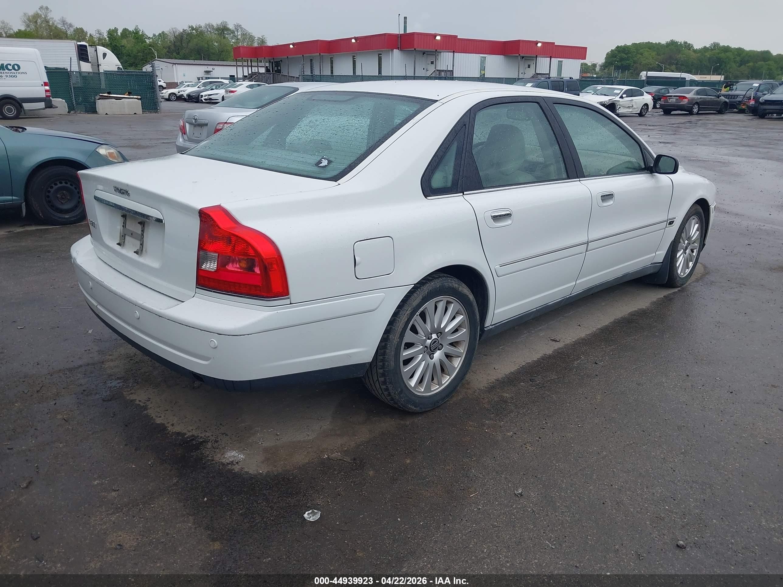 2006 Volvo S80 2.5t White vin: YV1TS592361434225