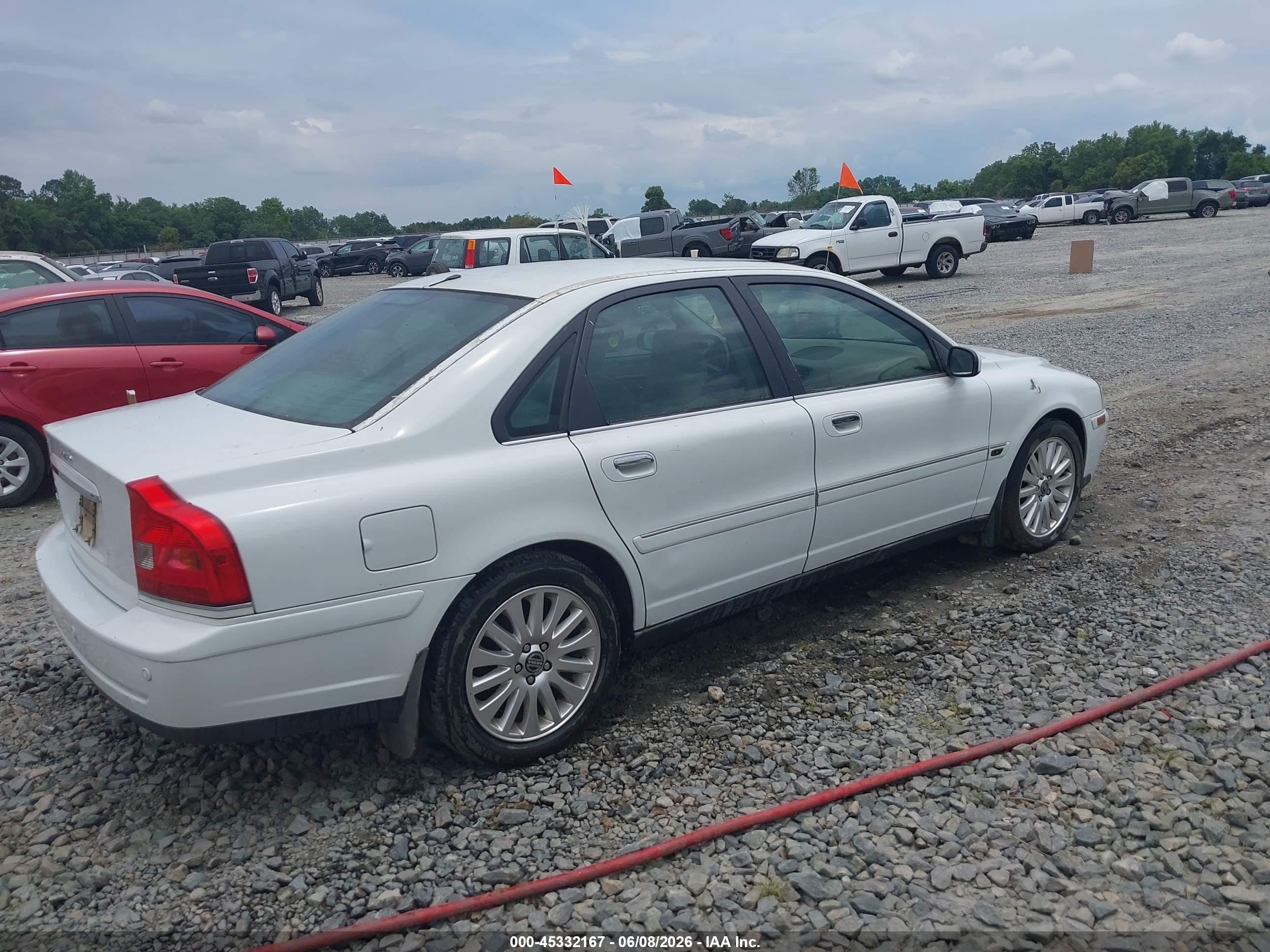 2006 Volvo S80 2.5t White vin: YV1TS592361435617