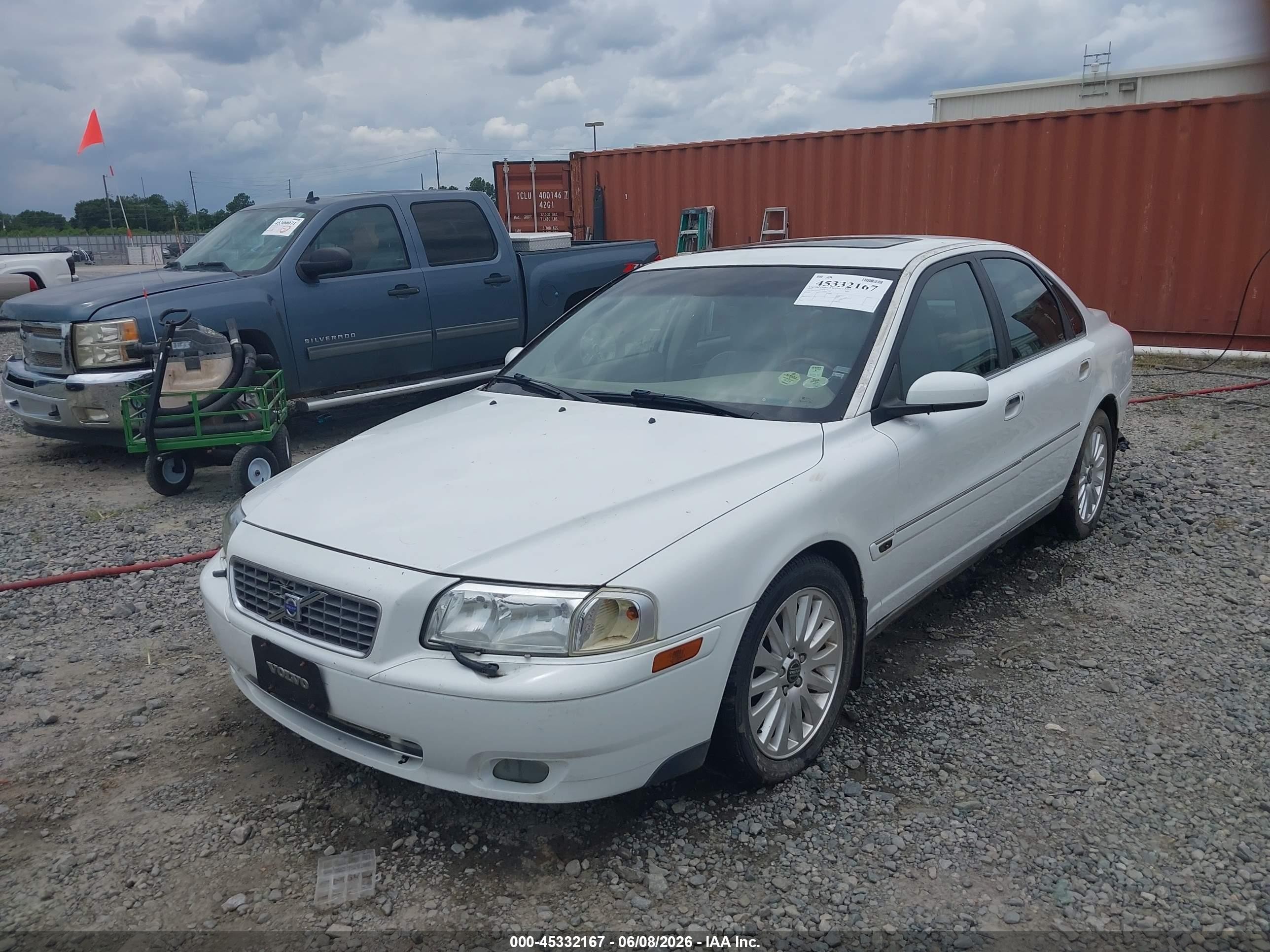 2006 Volvo S80 2.5t White vin: YV1TS592361435617