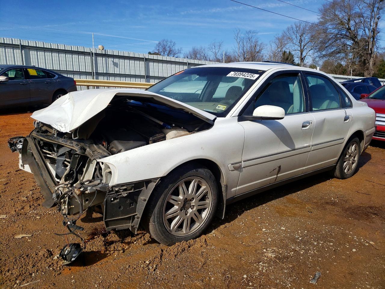2005 Volvo S80 White vin: YV1TS592451414497