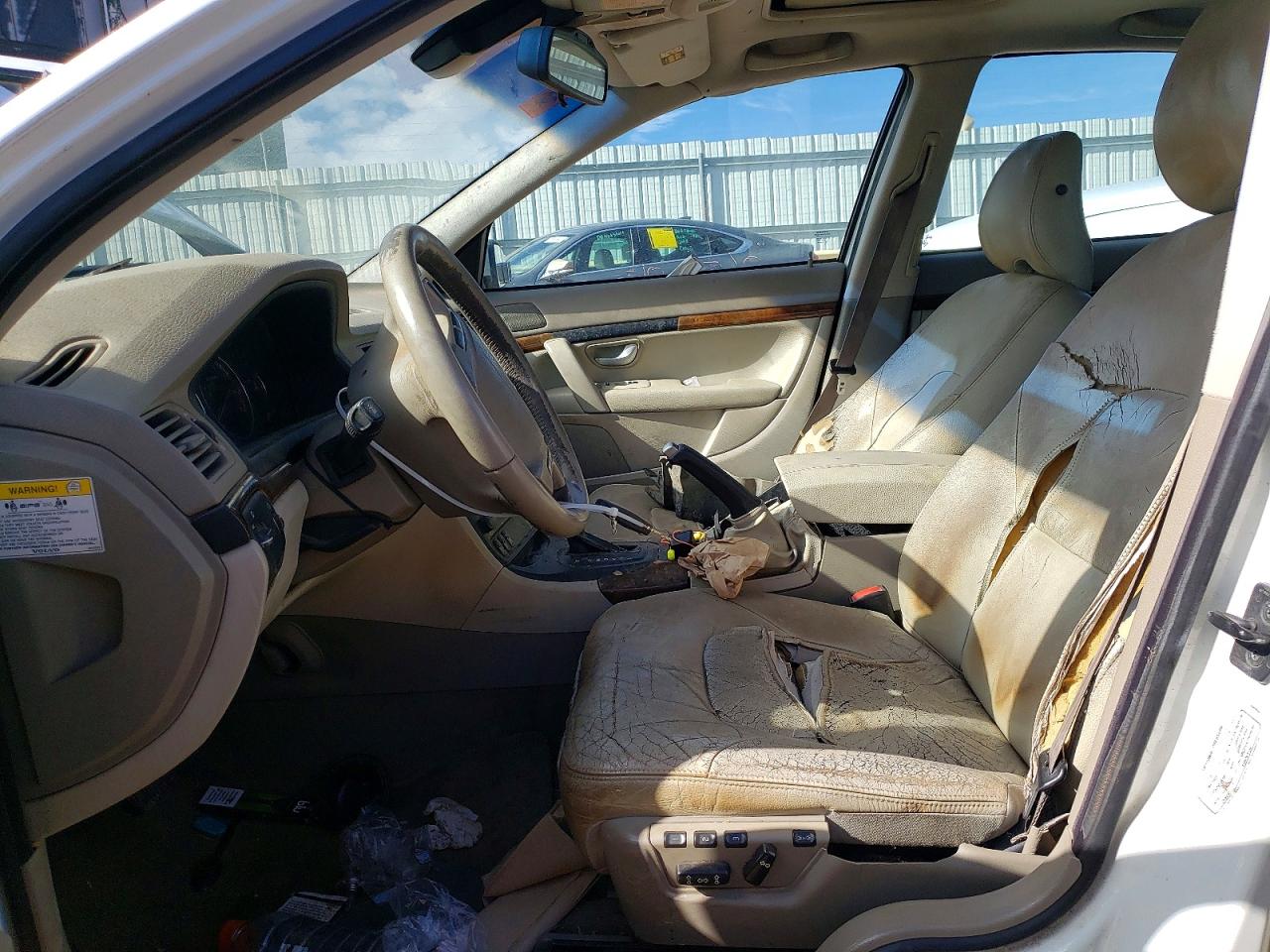 2005 Volvo S80 White vin: YV1TS592451414497