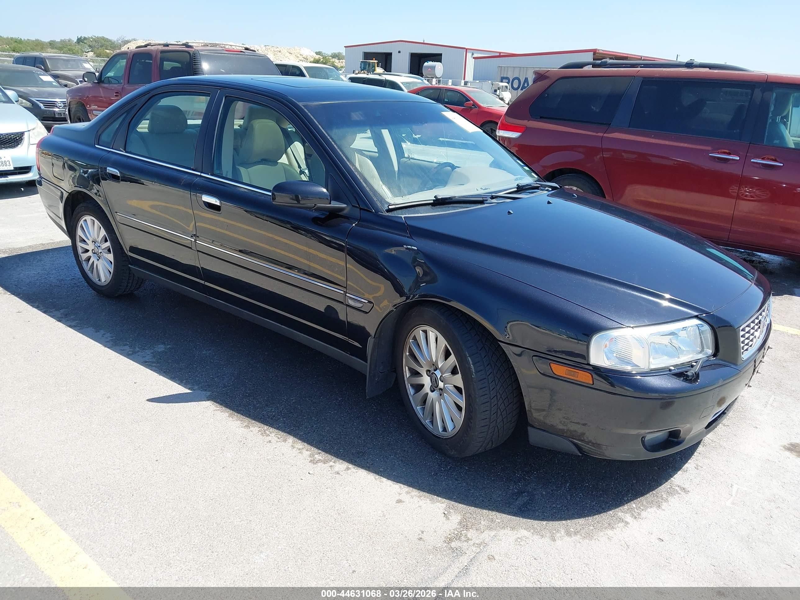 2006 Volvo S80 2.5t Black vin: YV1TS592461436811