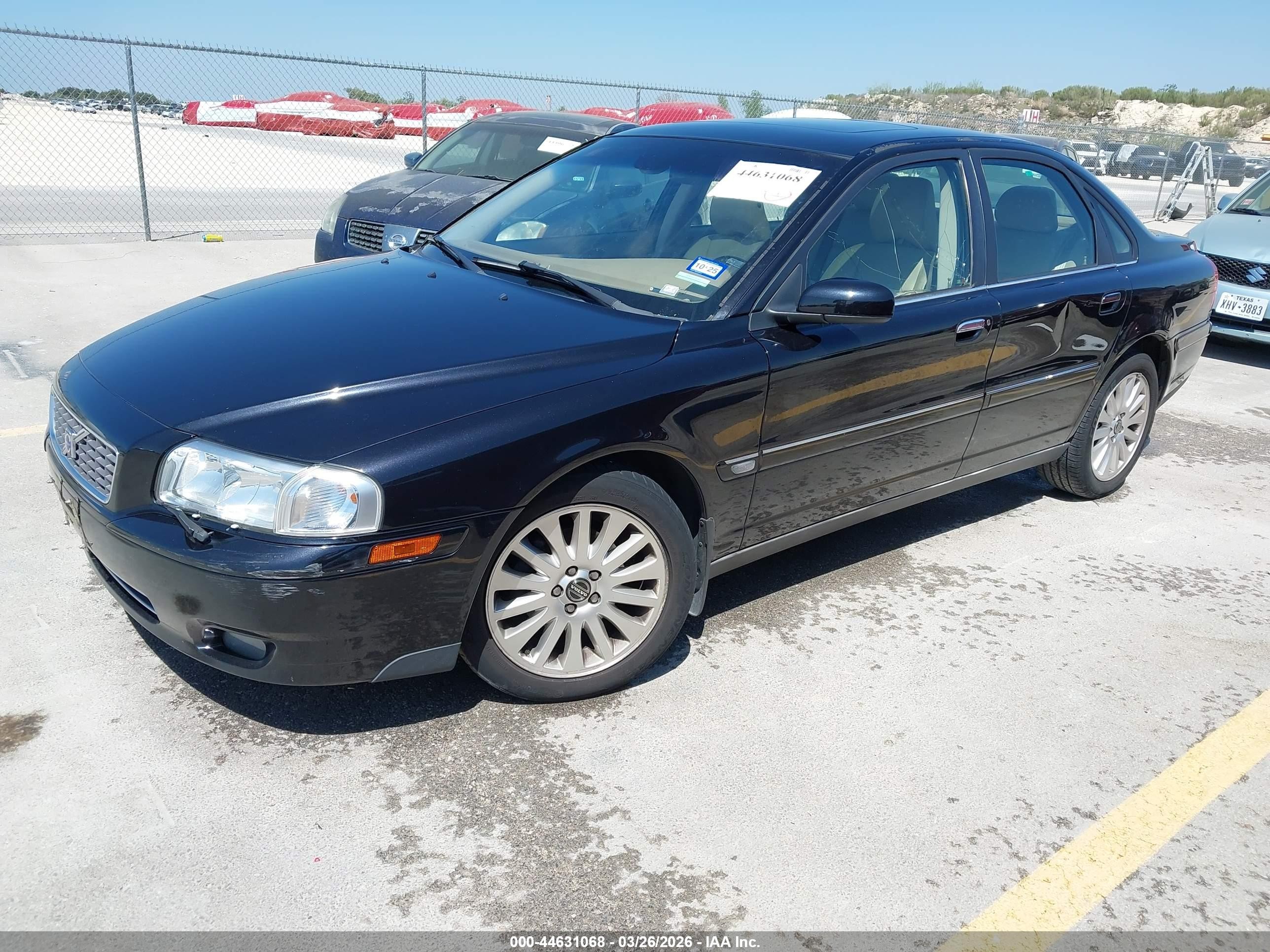 2006 Volvo S80 2.5t Black vin: YV1TS592461436811