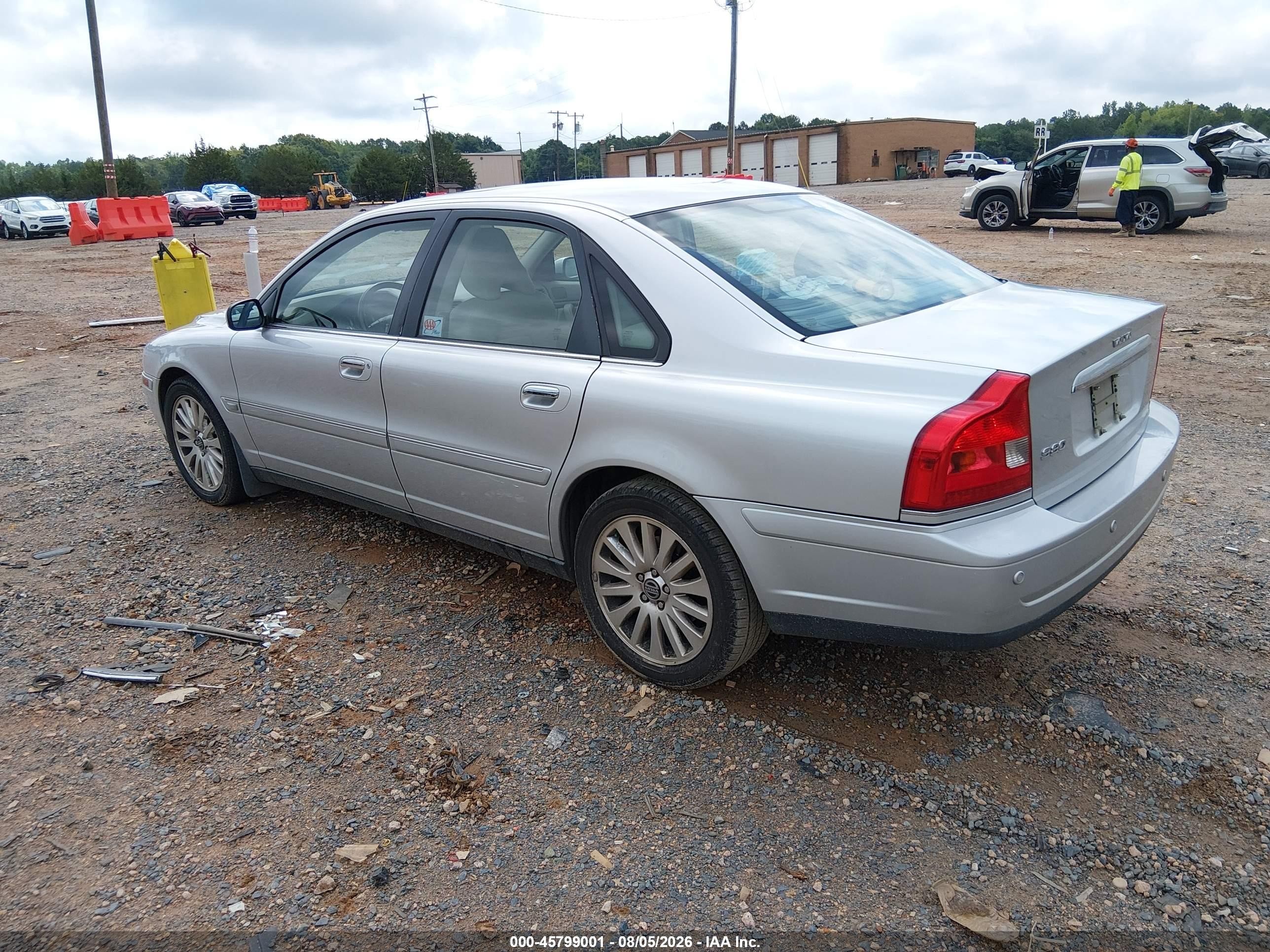 2006 Volvo S80 2.5t Silver vin: YV1TS592461441068