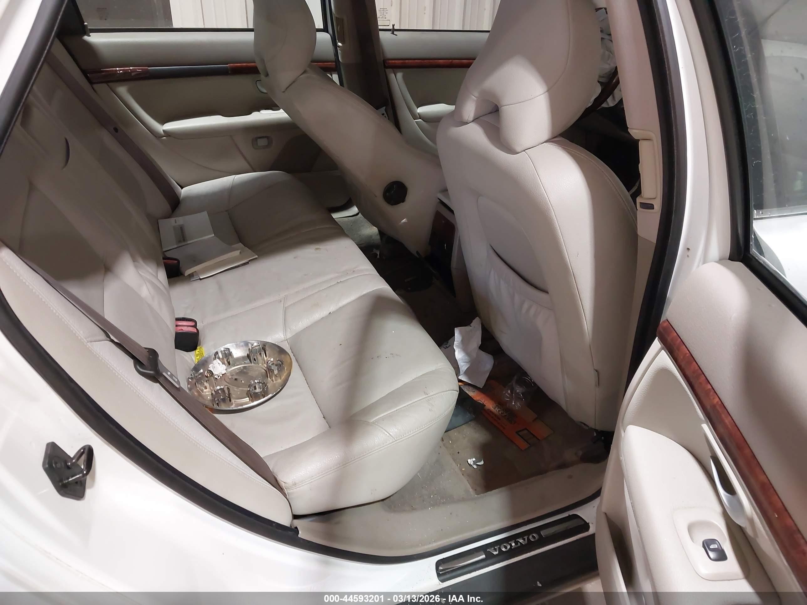 2006 Volvo S80 2.5t White vin: YV1TS592461441720