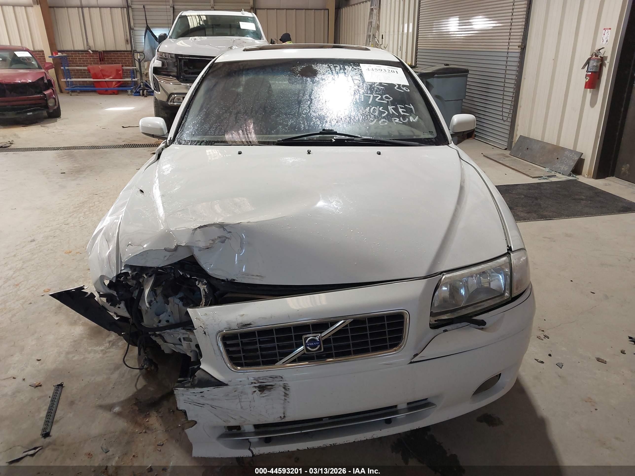 2006 Volvo S80 2.5t White vin: YV1TS592461441720
