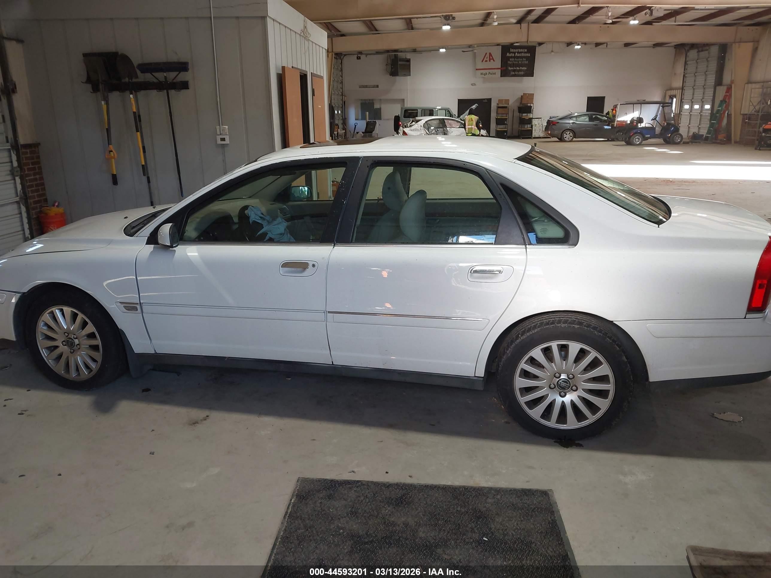 2006 Volvo S80 2.5t White vin: YV1TS592461441720