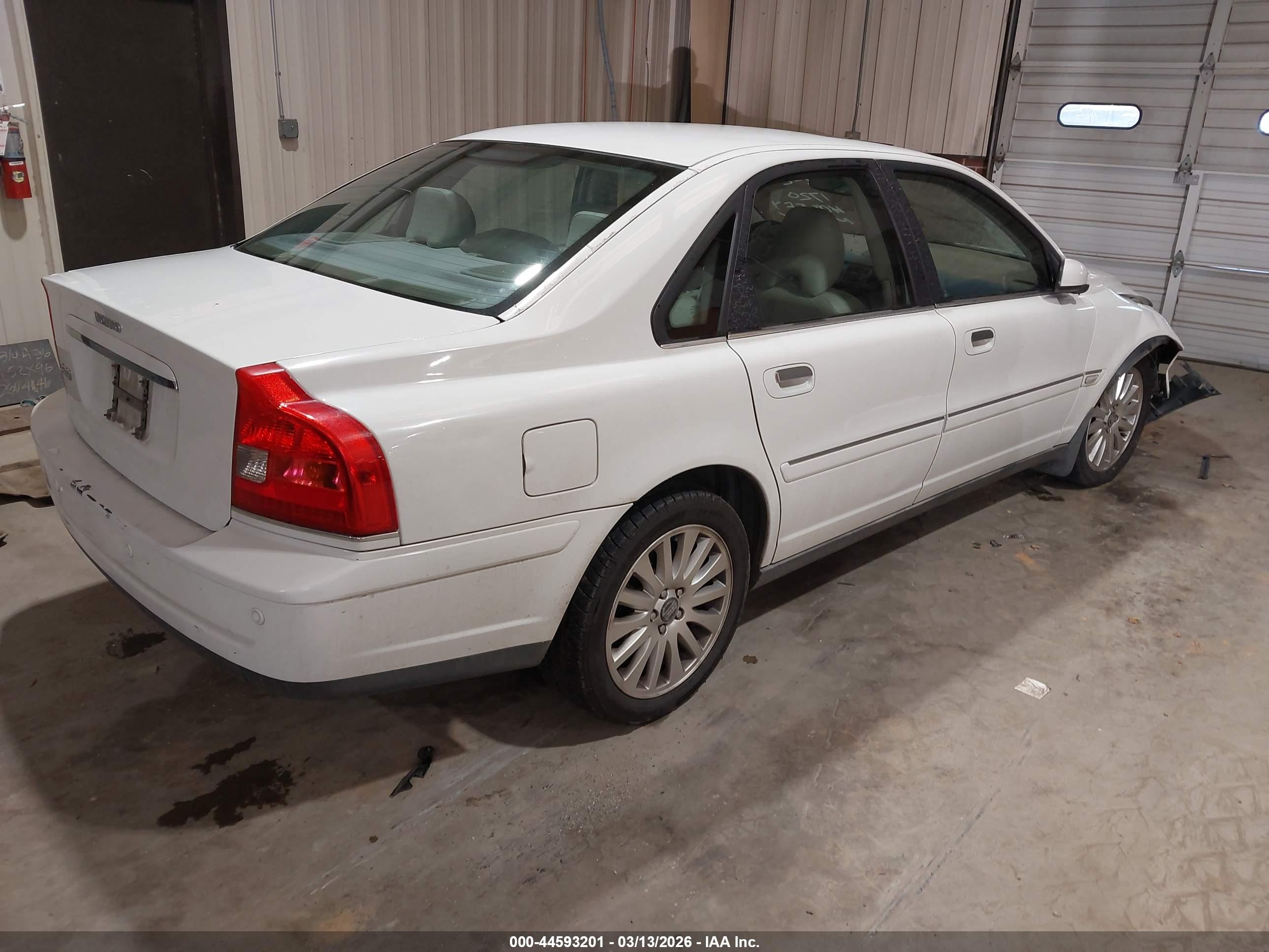 2006 Volvo S80 2.5t White vin: YV1TS592461441720