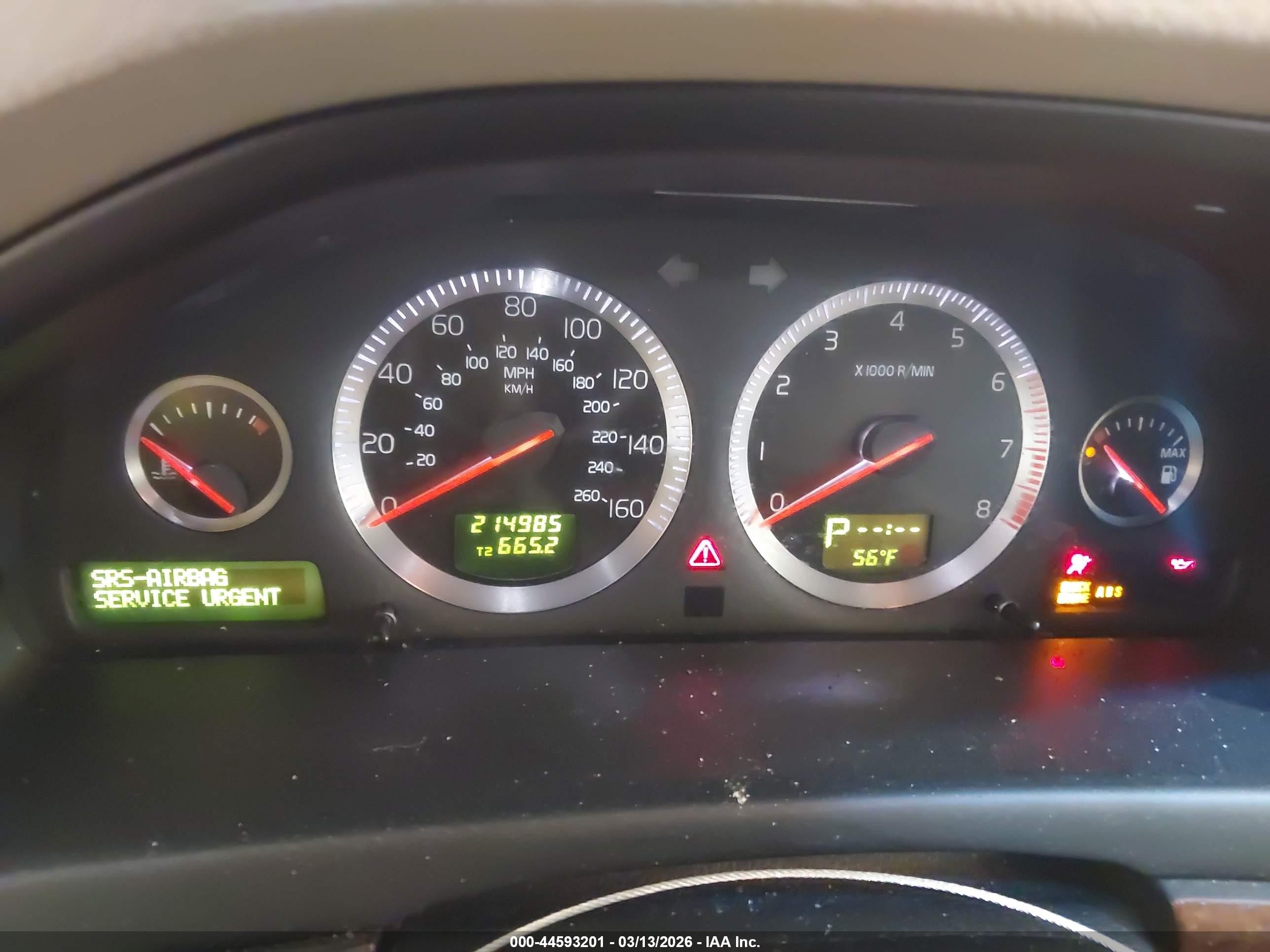 2006 Volvo S80 2.5t White vin: YV1TS592461441720