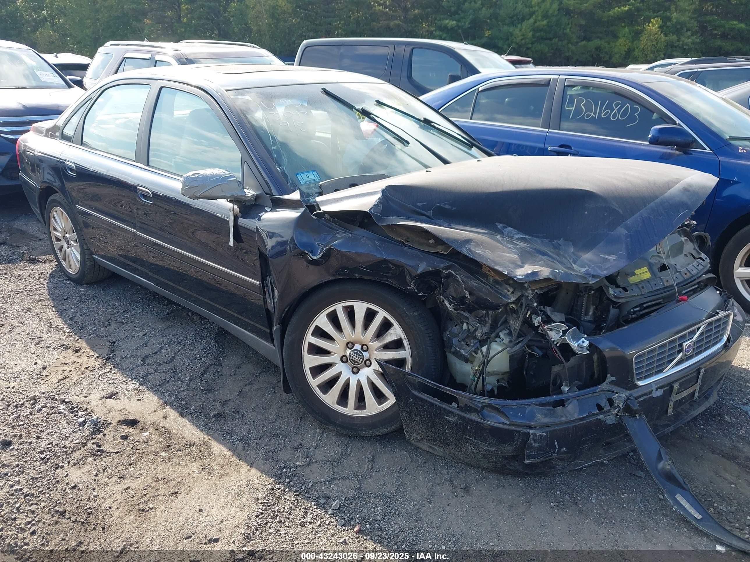 2006 Volvo S80 2.5t Черный vin: YV1TS592461442575