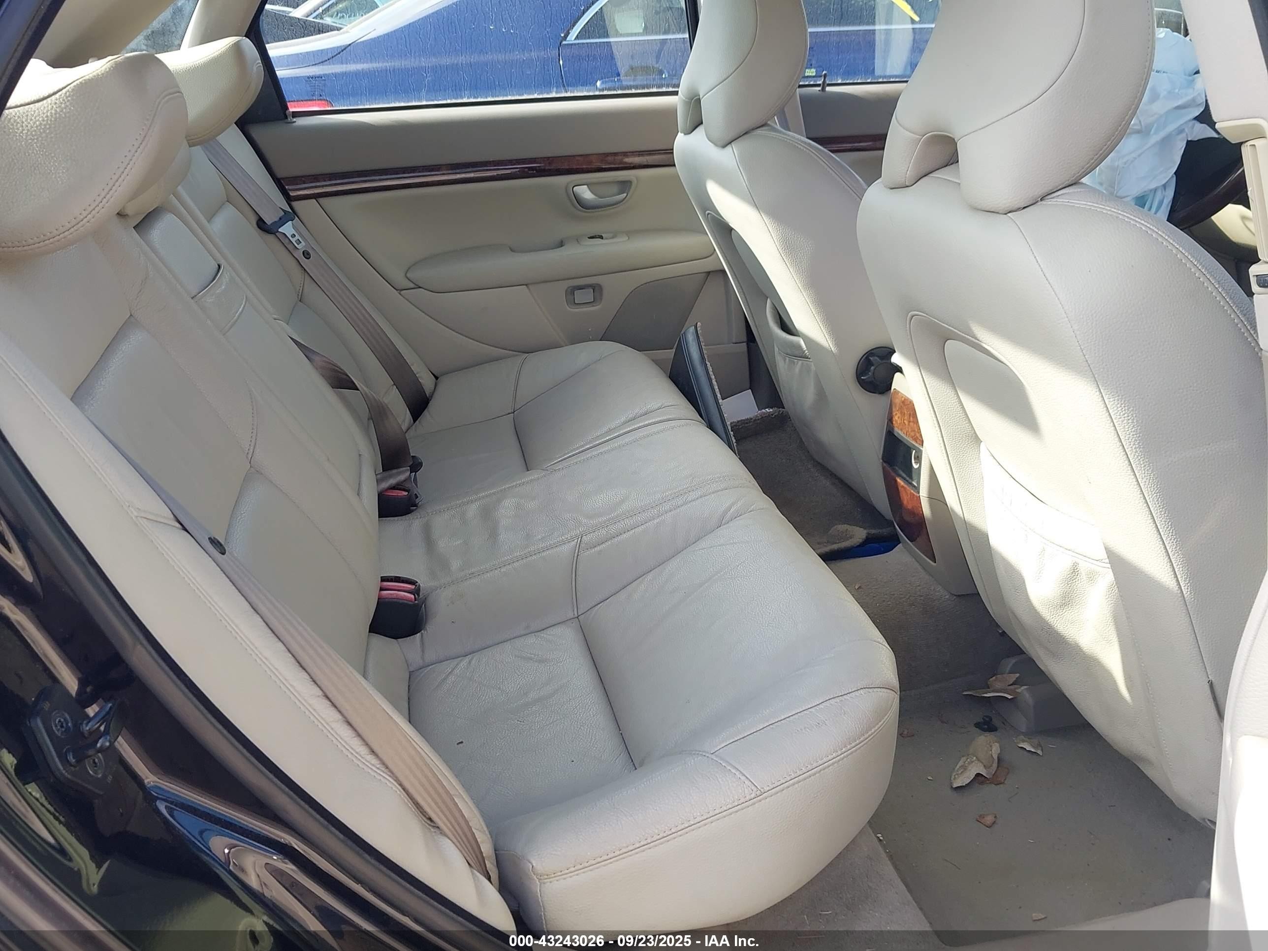 2006 Volvo S80 2.5t Black vin: YV1TS592461442575