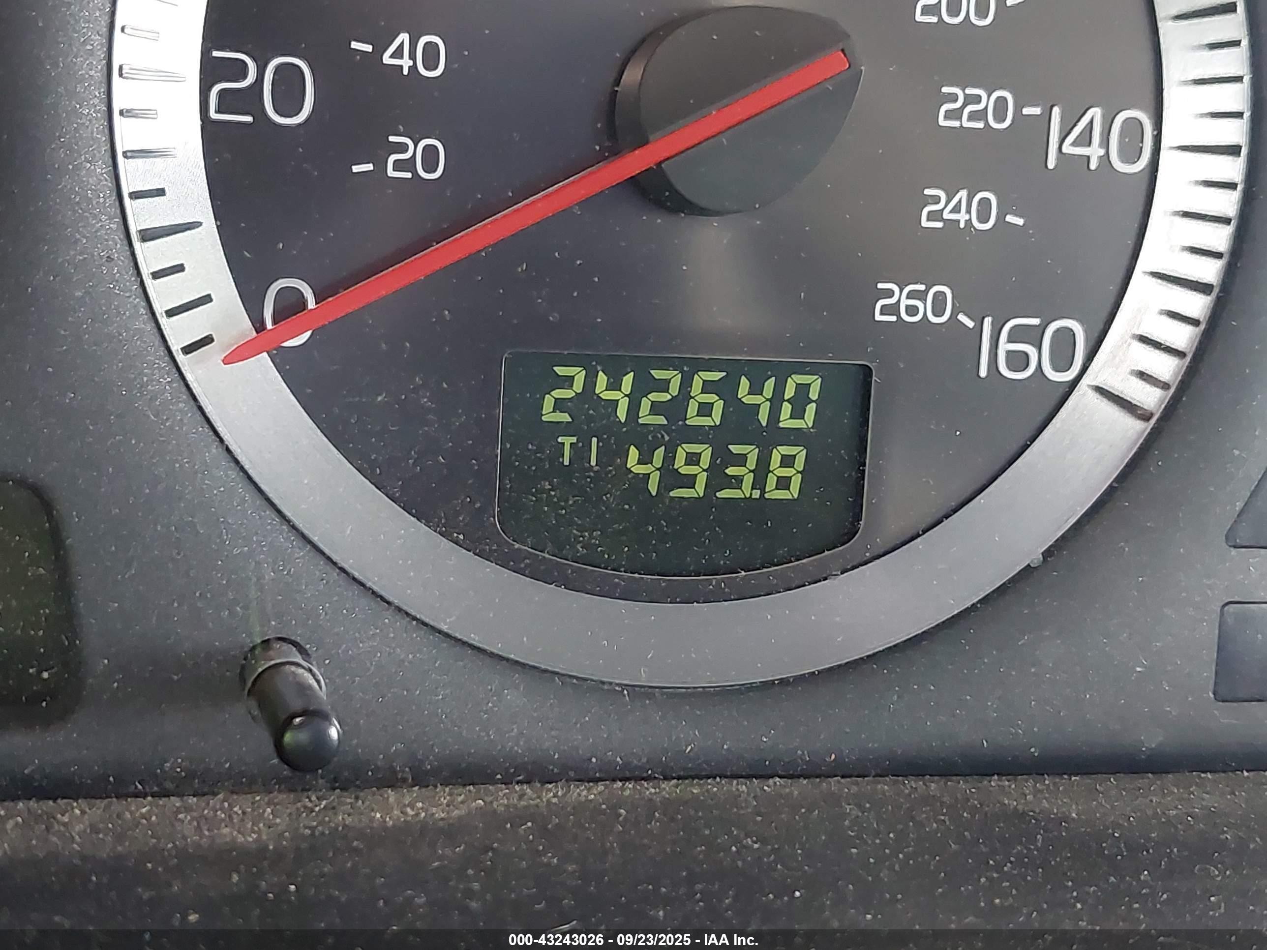 2006 Volvo S80 2.5t Black vin: YV1TS592461442575