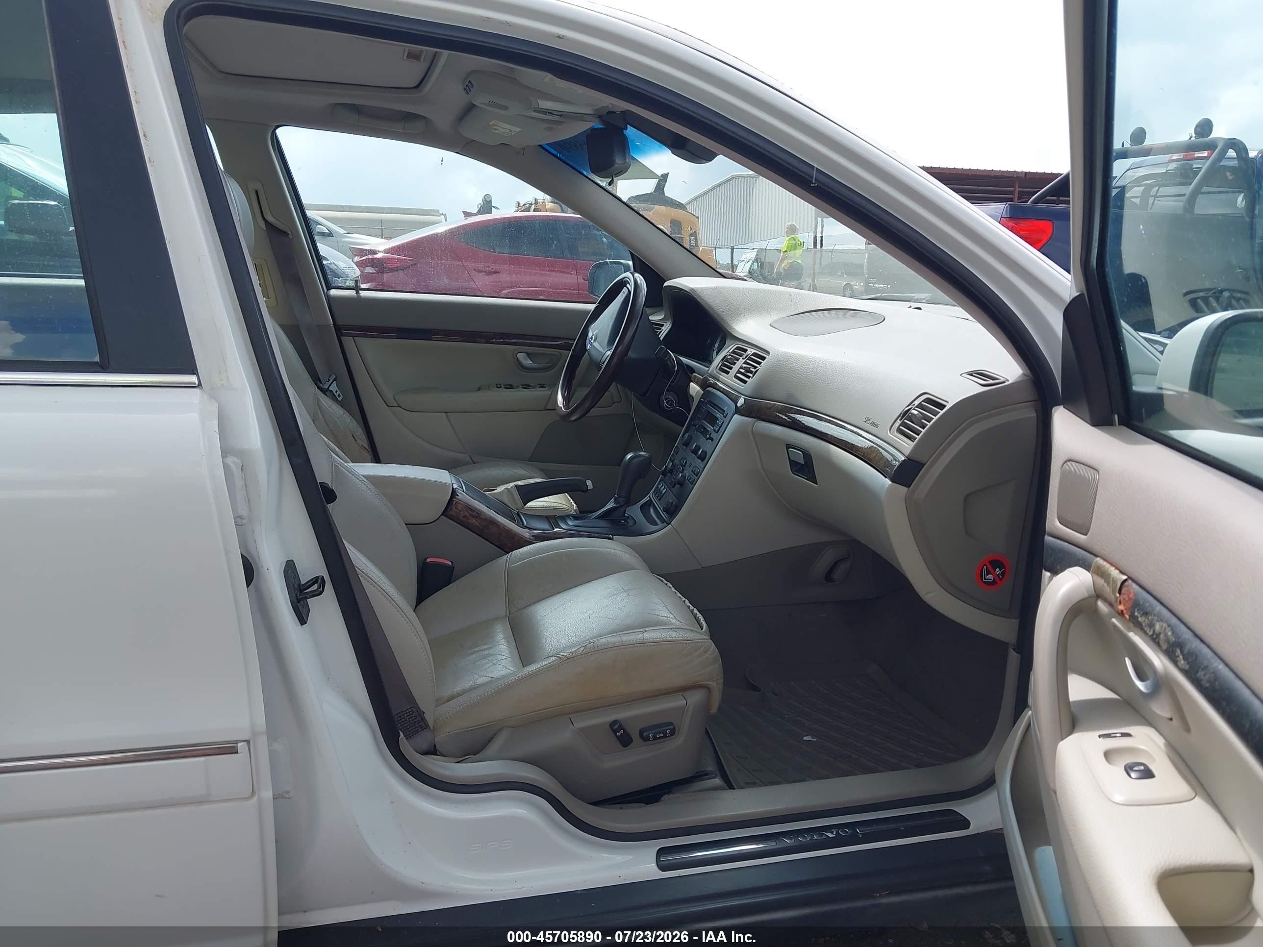 2006 Volvo S80 2.5t White vin: YV1TS592461445444