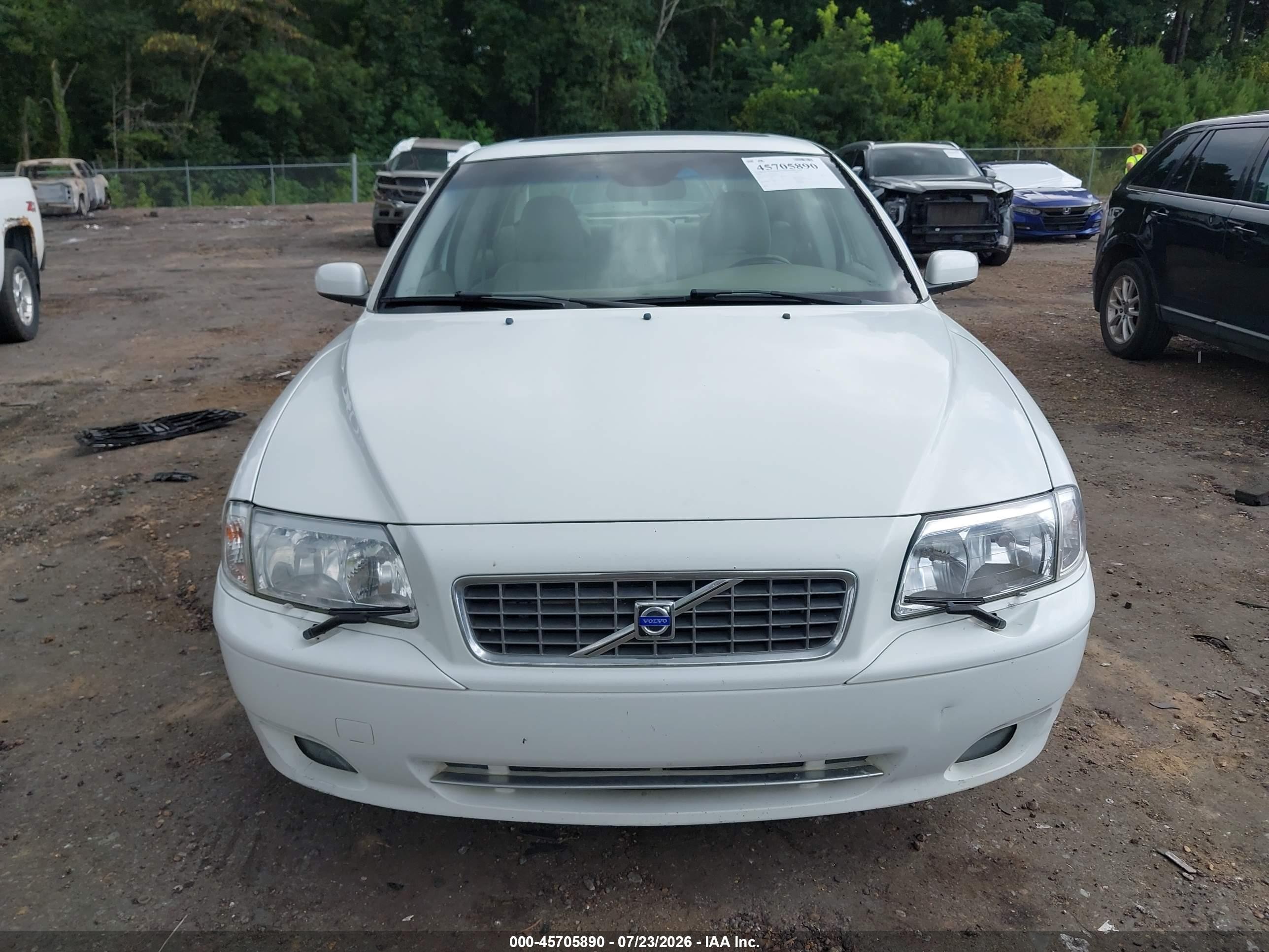 2006 Volvo S80 2.5t White vin: YV1TS592461445444